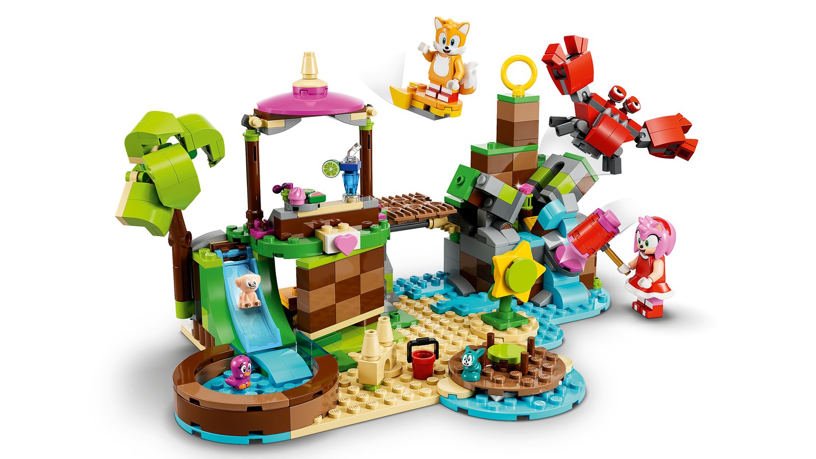 LEGO 76992 LEGO® Sonic 76992 - Amys Tierrettungsinsel – Primaeres Produktbild