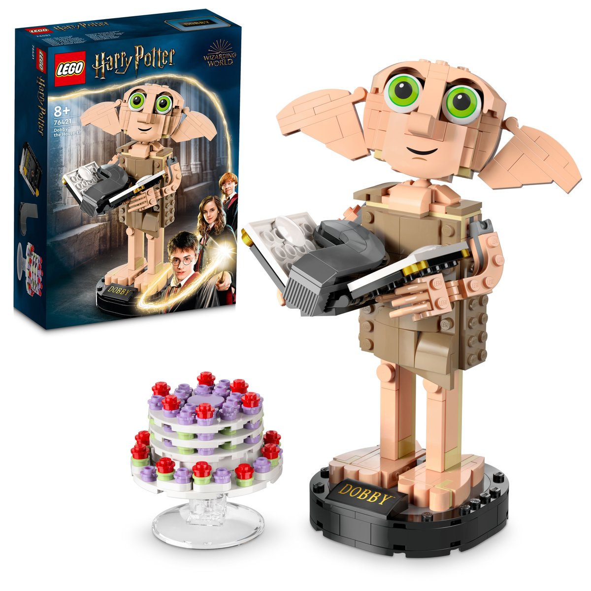 LEGO 76421 LEGO® Harry Potter 76421: Dobby™ der Hauself – Box & Produkt