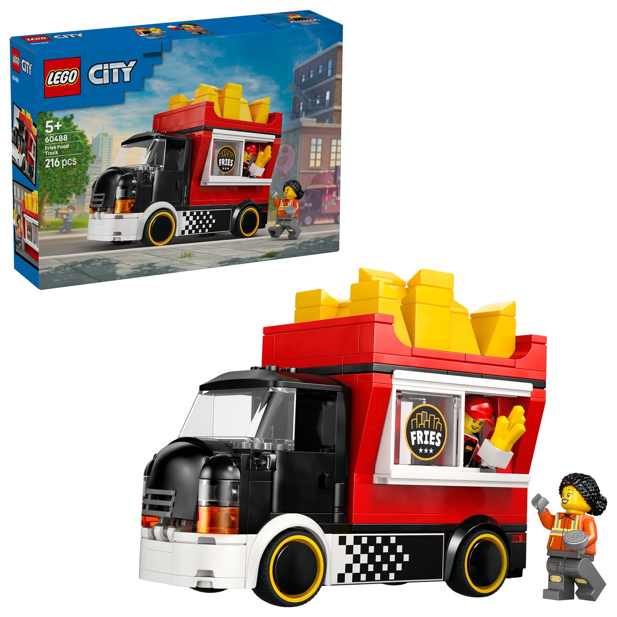 LEGO 60488 LEGO® City 60488 - Pommes-Truck – Box & Produkt