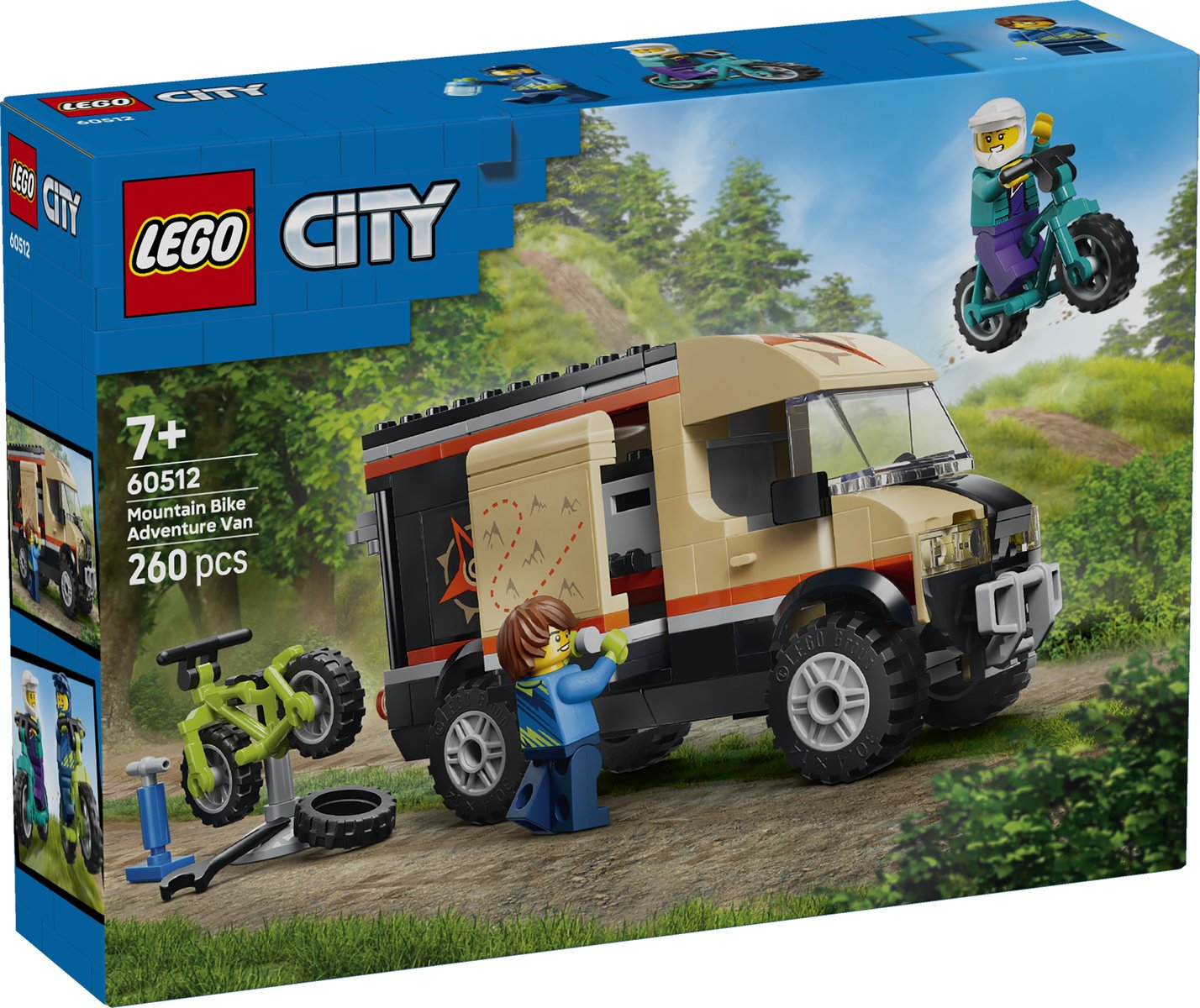 LEGO 60512 LEGO® City 60512 - Mountainbike-Abenteuervan – Verpackung vorne