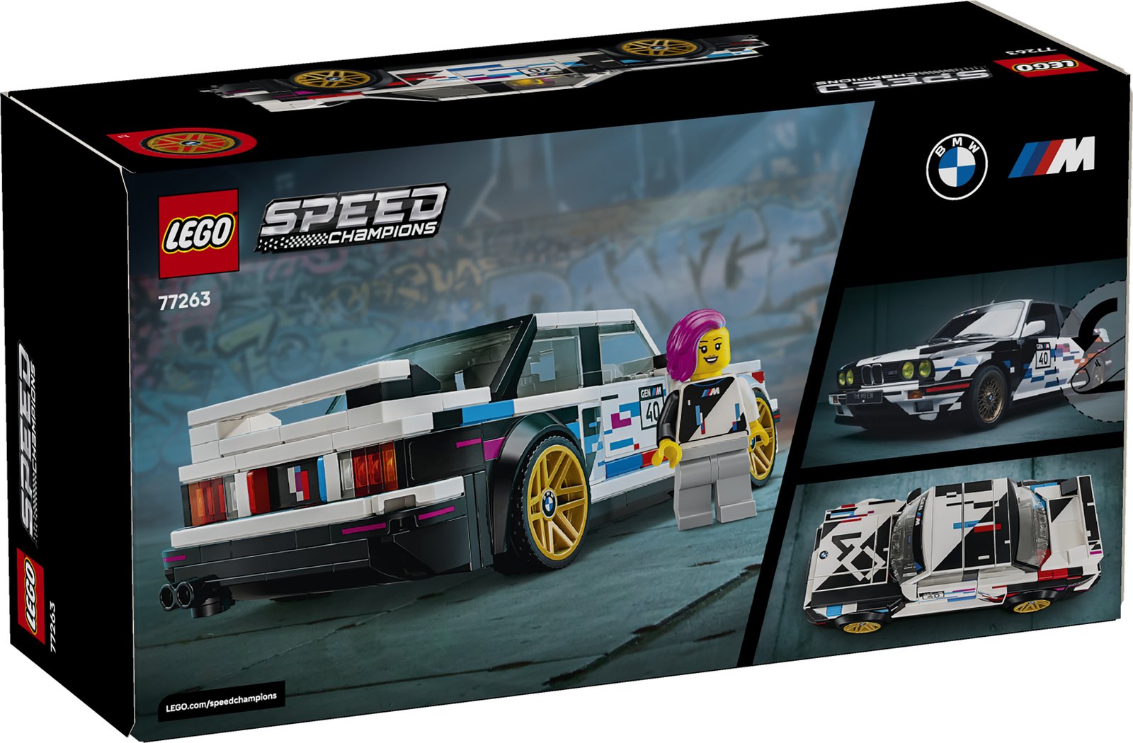 LEGO 77263 LEGO® Speed Champions 77263 - BMW M3 (E30) – Verpackung hinten