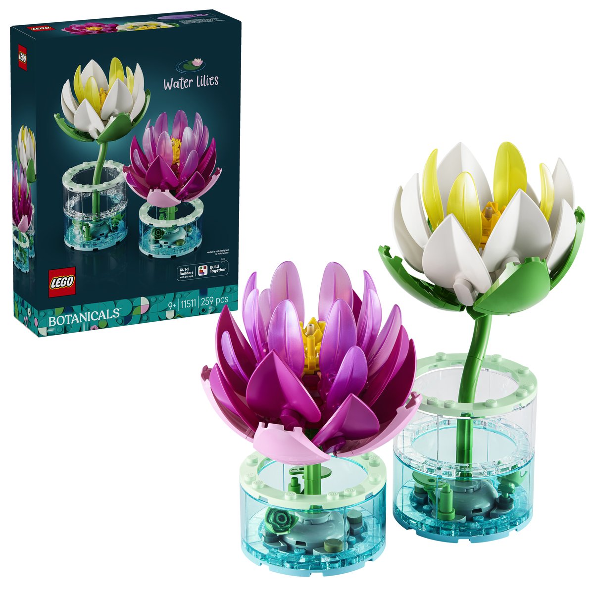 LEGO 11511 LEGO® Botanicals 11511 - Seerosen – Box & Produkt