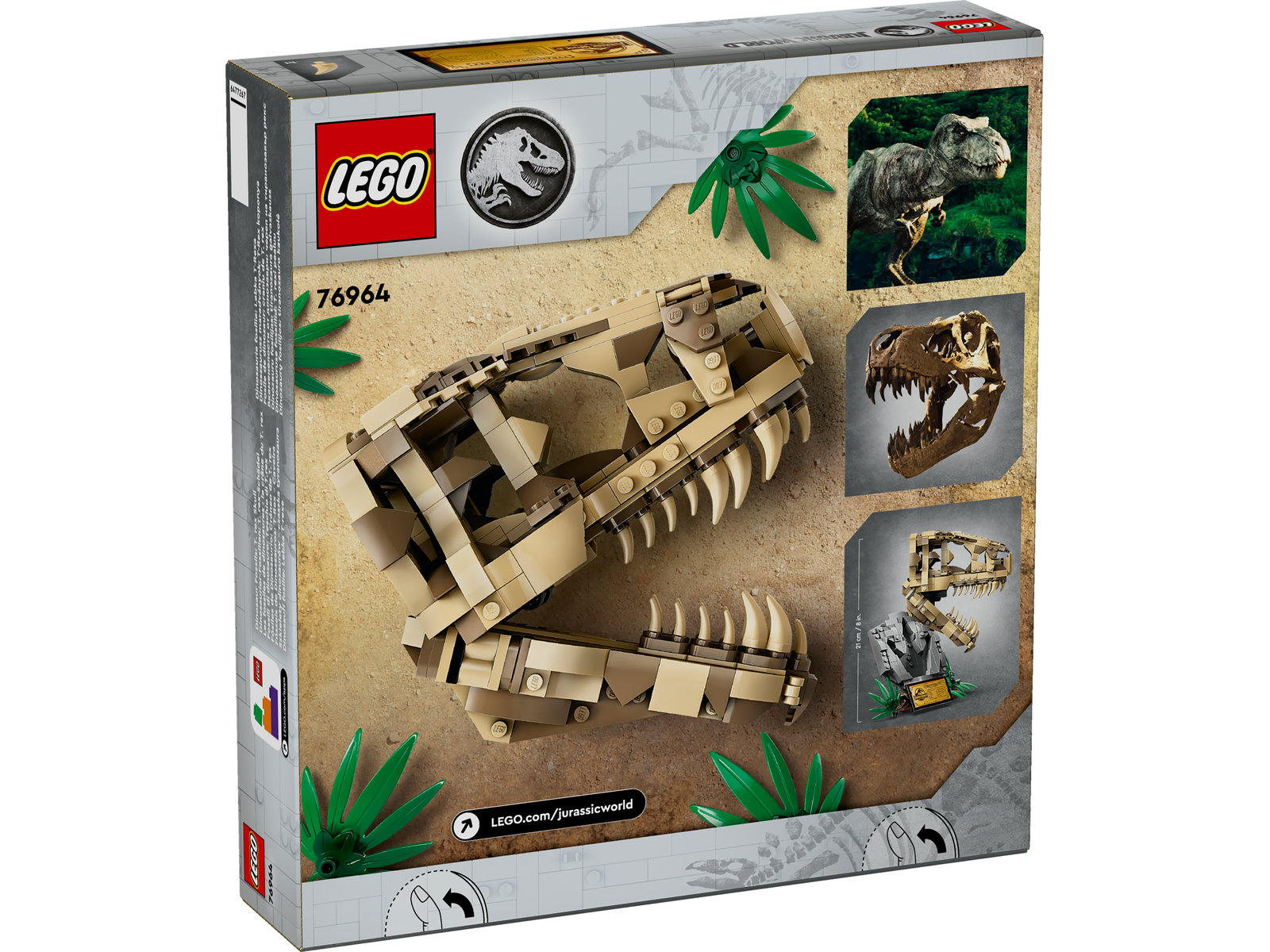 LEGO® Jurassic World 76964 - Dinosaurier-Fossilien: T.-rex-Kopf