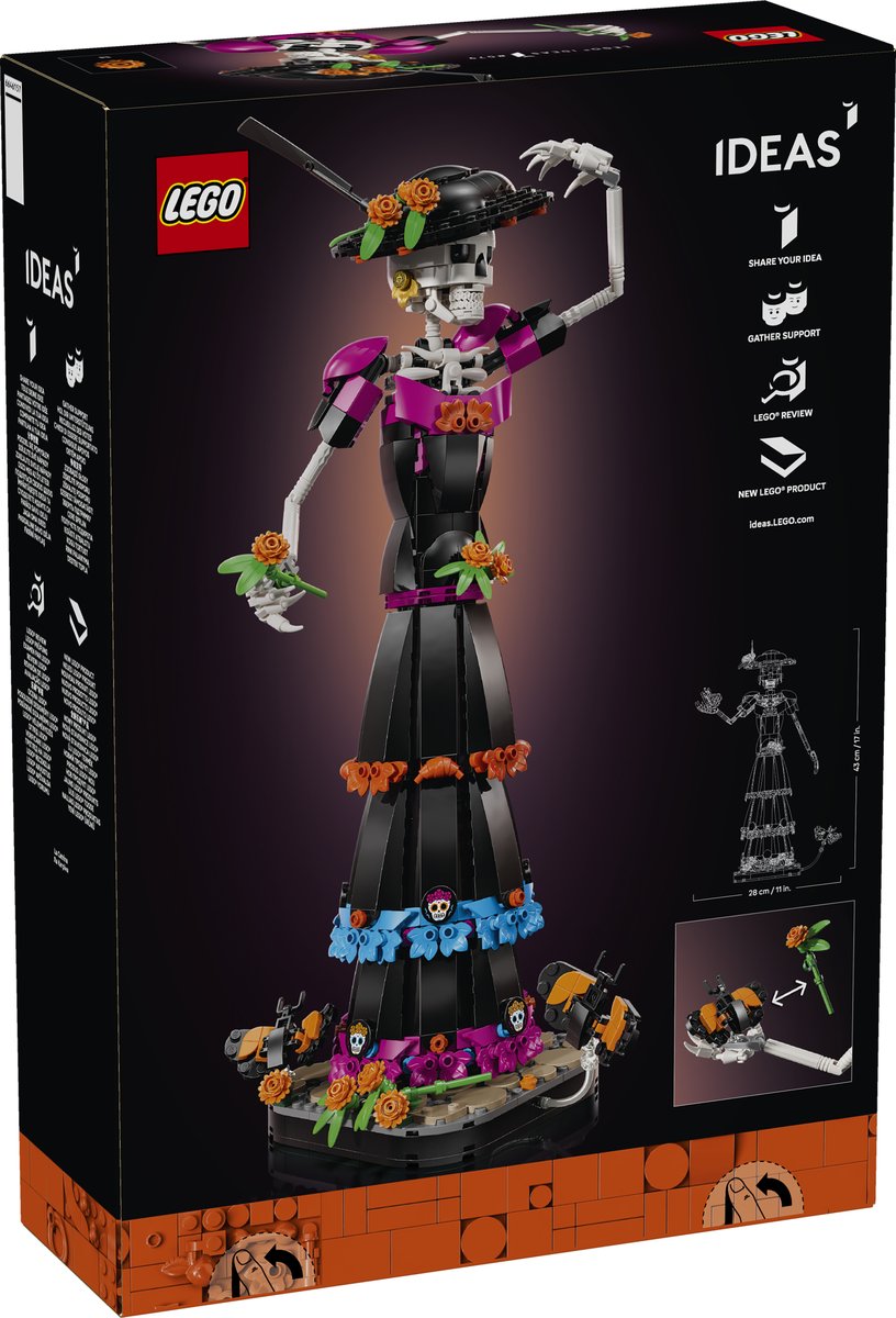 LEGO 21372 LEGO® Ideas 21372 - La Catrina – Verpackung hinten