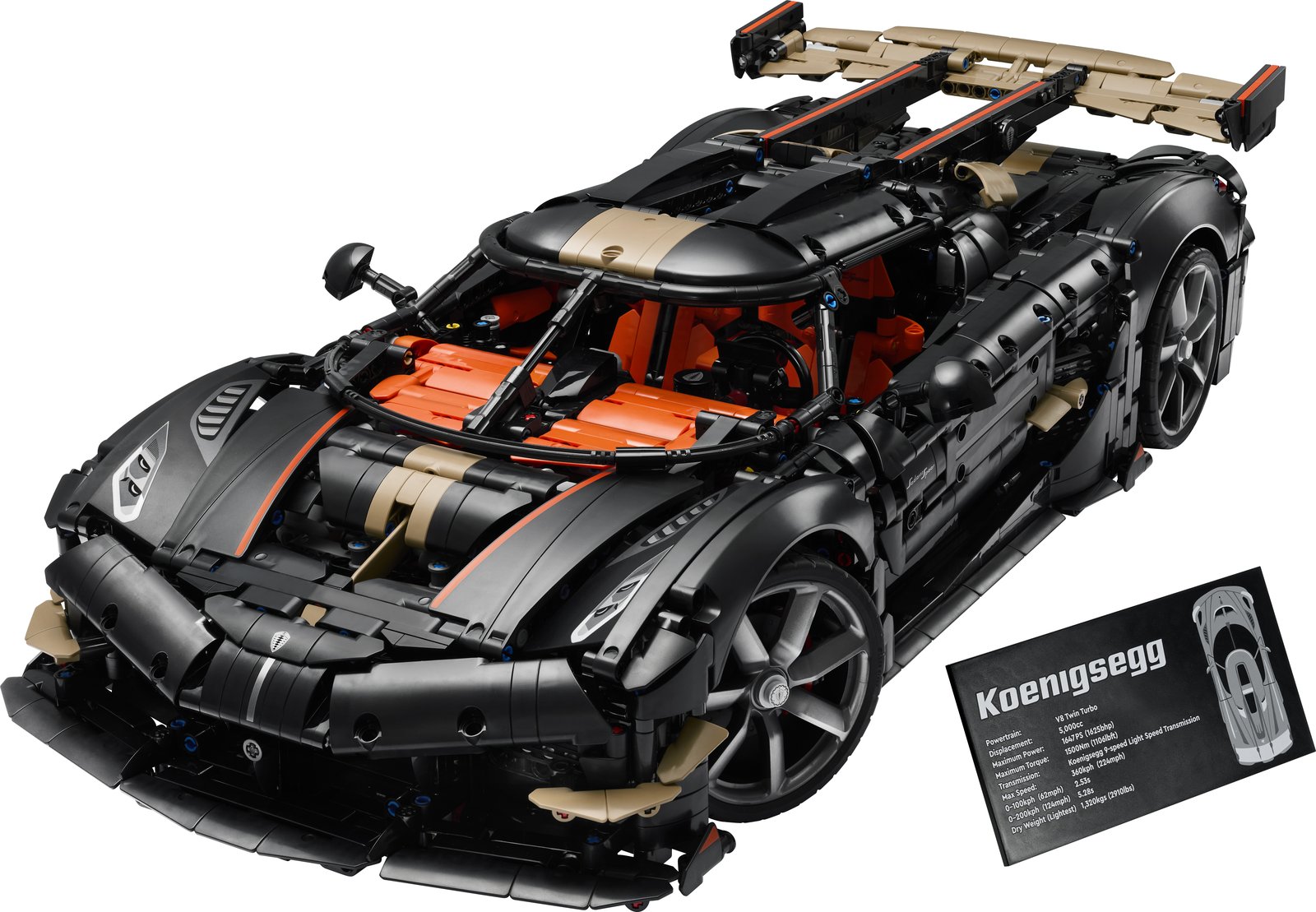 LEGO 42232 LEGO® Technic Koenigsegg Sadair’s Spear Hypercar 42232 - Koenigsegg Sadair's Spear Hypercar – Produktfoto