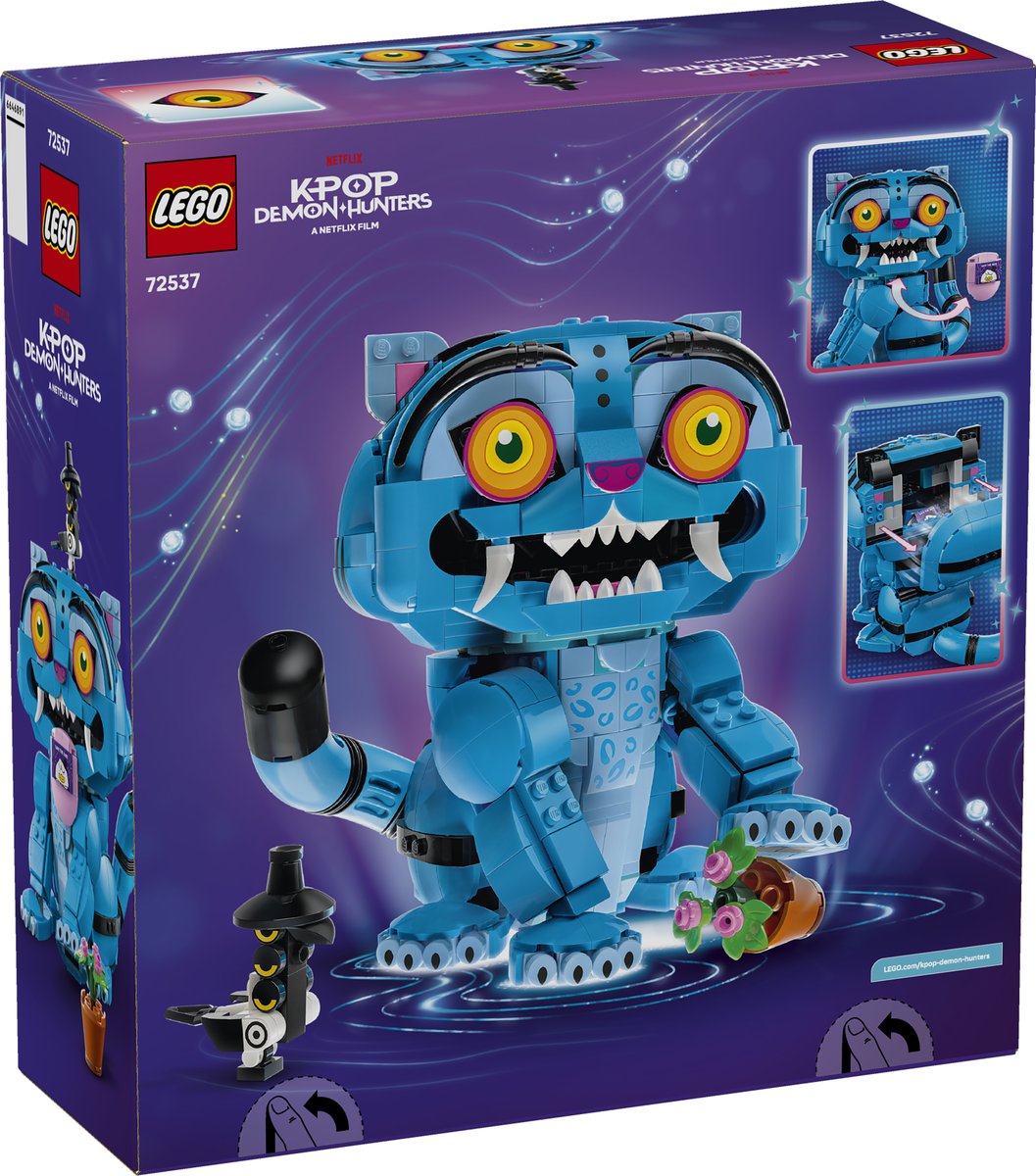 LEGO 72537 LEGO® KPop Demon Hunters 72537 - Der Tiger Derpy und die Elster Sussie – Verpackung hinten