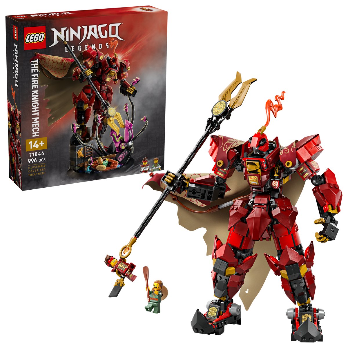 LEGO 71846 LEGO® Ninjago 71846 - Der Feuerritter-Mech – Box & Produkt