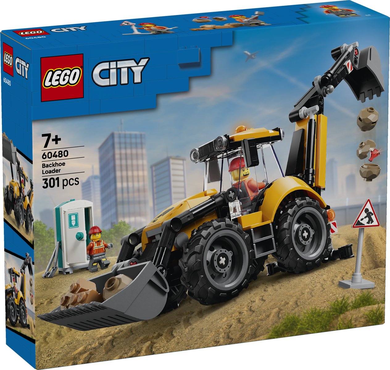 LEGO 60480 LEGO® City 60480 - Gelber Baggerlader – Verpackung vorne