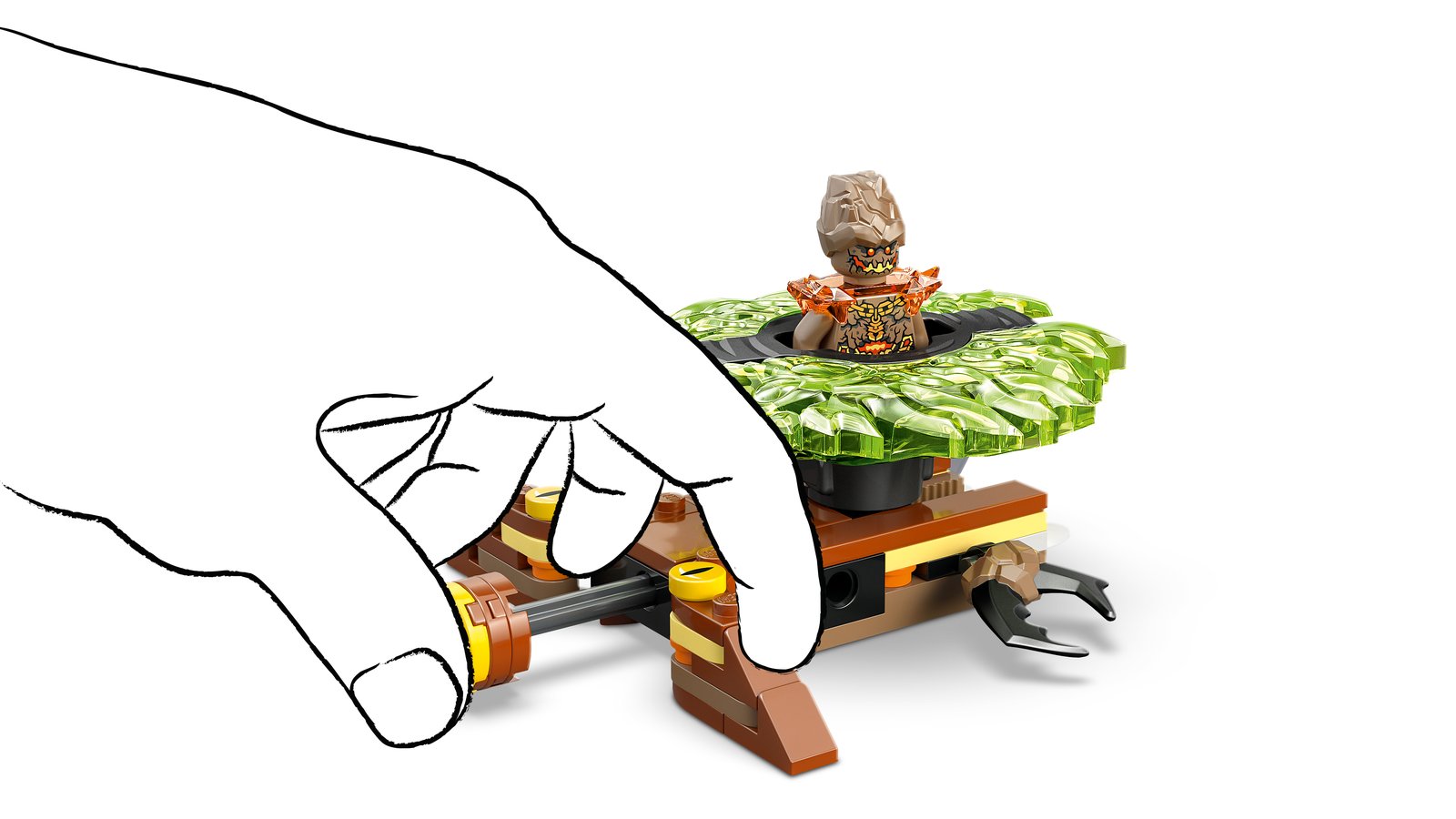 LEGO 71850 LEGO® Ninjago 71850 - Lloyd vs. Erdmonster-Spinner – Detailansicht 2
