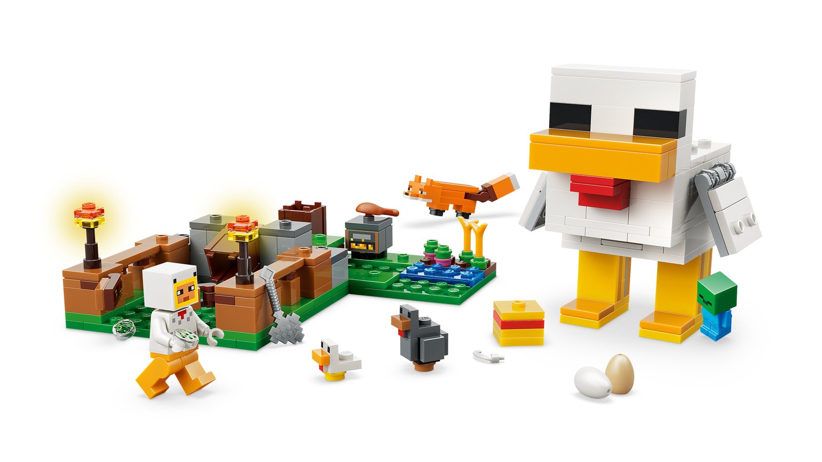 LEGO 21585 LEGO® Minecraft 21585 - Hühnerfarm – Detailansicht 2