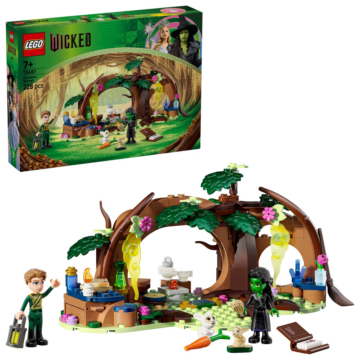 LEGO 75687 LEGO® Wicked 75687 - Elphabas Versteck – Box & Produkt