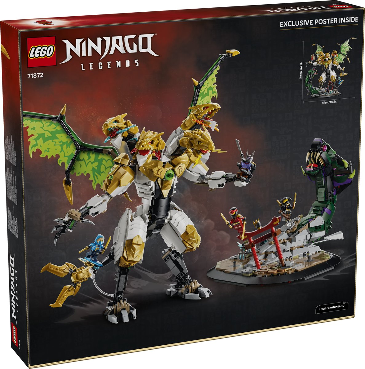 LEGO 71872 LEGO® NINJAGO® 71872 - Duell mit dem Ultradrachen – Verpackung hinten
