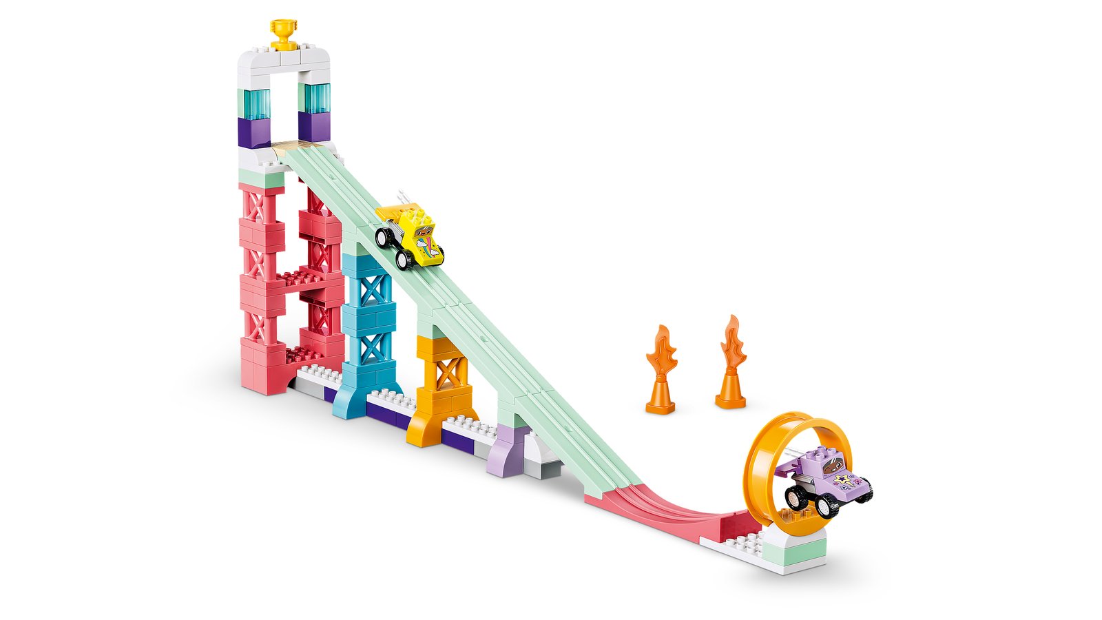 LEGO 10478 LEGO® DUPLO® Town 10478 - Kreative Sprungschanzen mit kleinen Flitzern 3-in-1-Set – Detailansicht 4