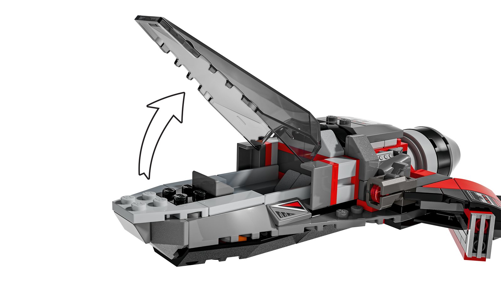 LEGO 76292 LEGO® Marvel 76292 - Showdown zwischen Captain America und Red Hulk – Detailansicht 4