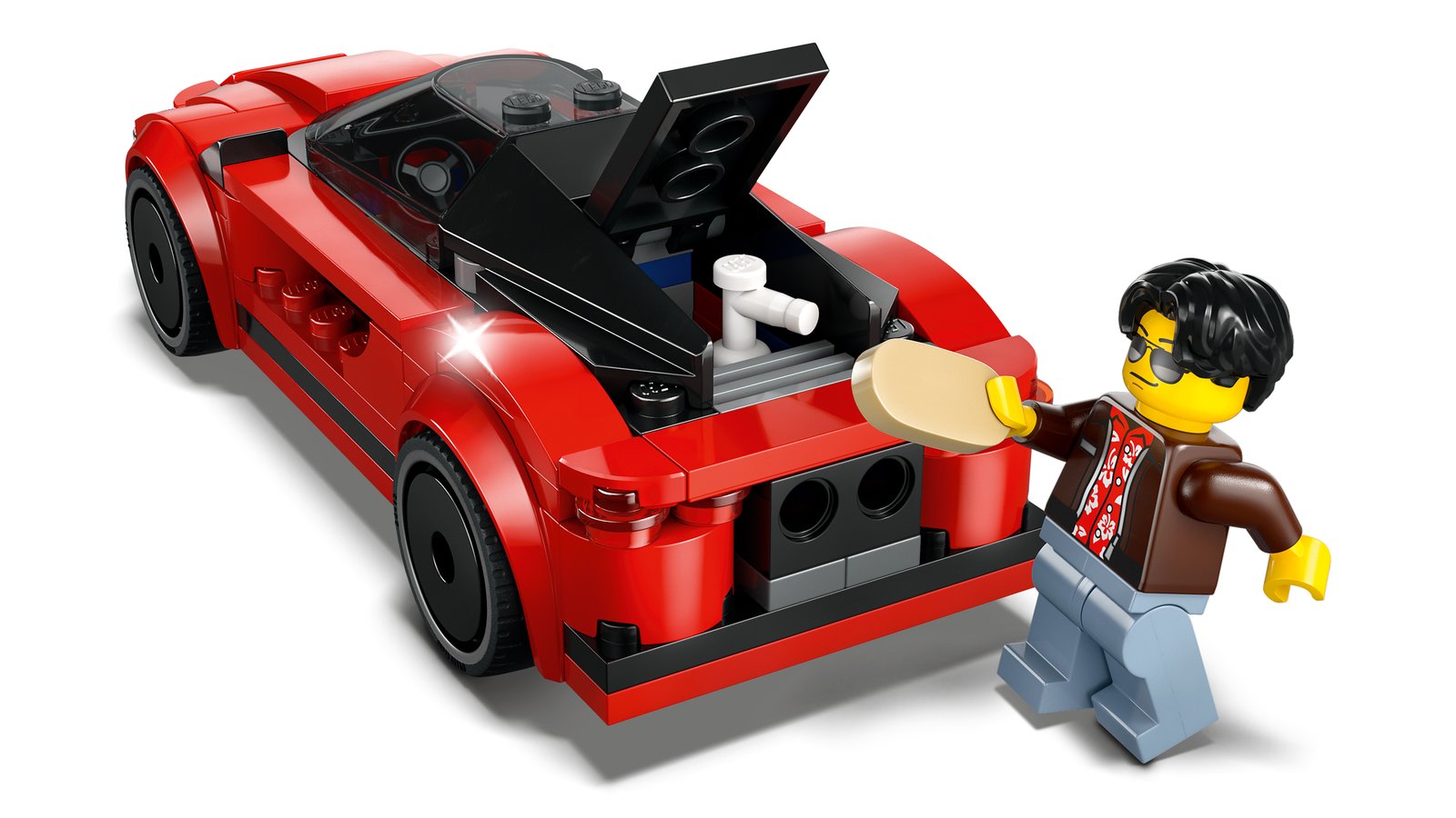 LEGO 60448 LEGO® City 60448 - Roter Sportwagen – Detailansicht 3