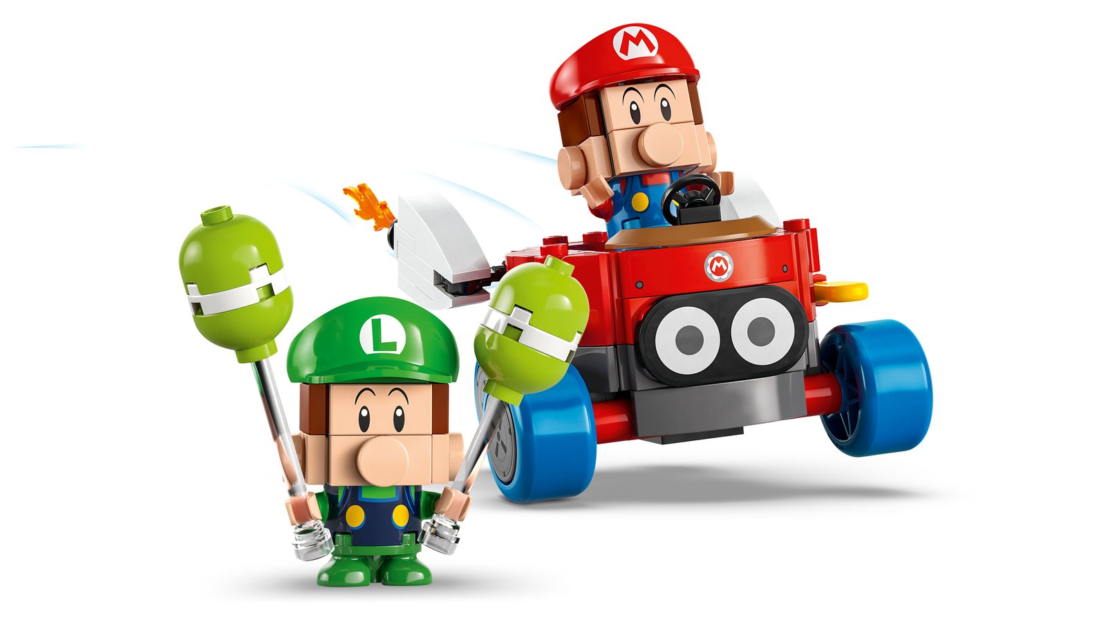 LEGO 72034 LEGO® Super Mario 72034 - Mario Kart™ – Baby Mario vs. Baby Luigi – Detailansicht 4
