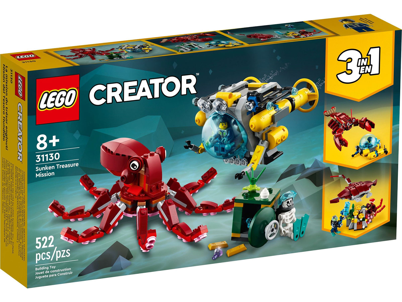 LEGO® Creator 31130 - Schatzsuche am Meeresgrund