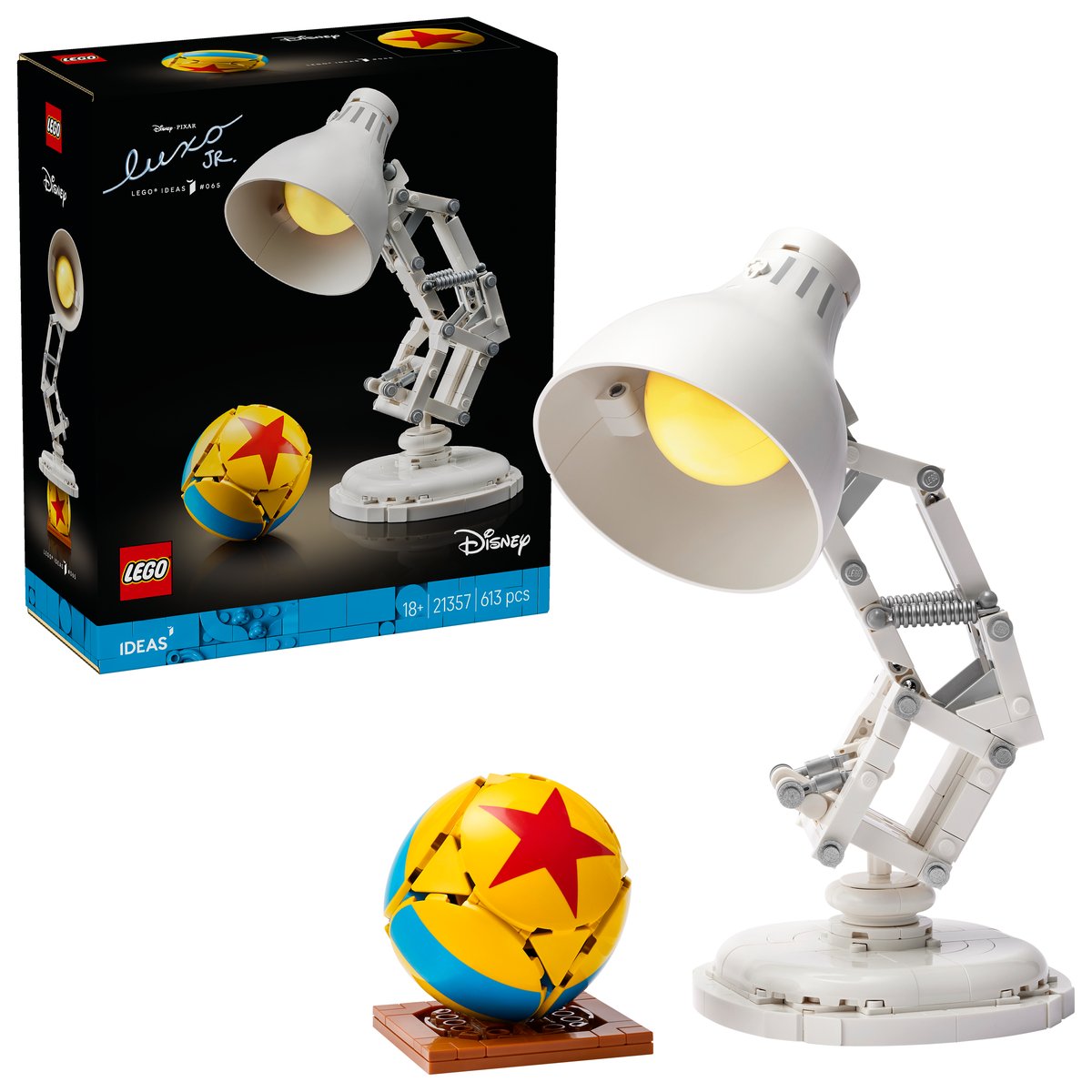 LEGO 21357 LEGO Ideas 21357 - Disney Pixar Luxo Jr. – Box & Produkt