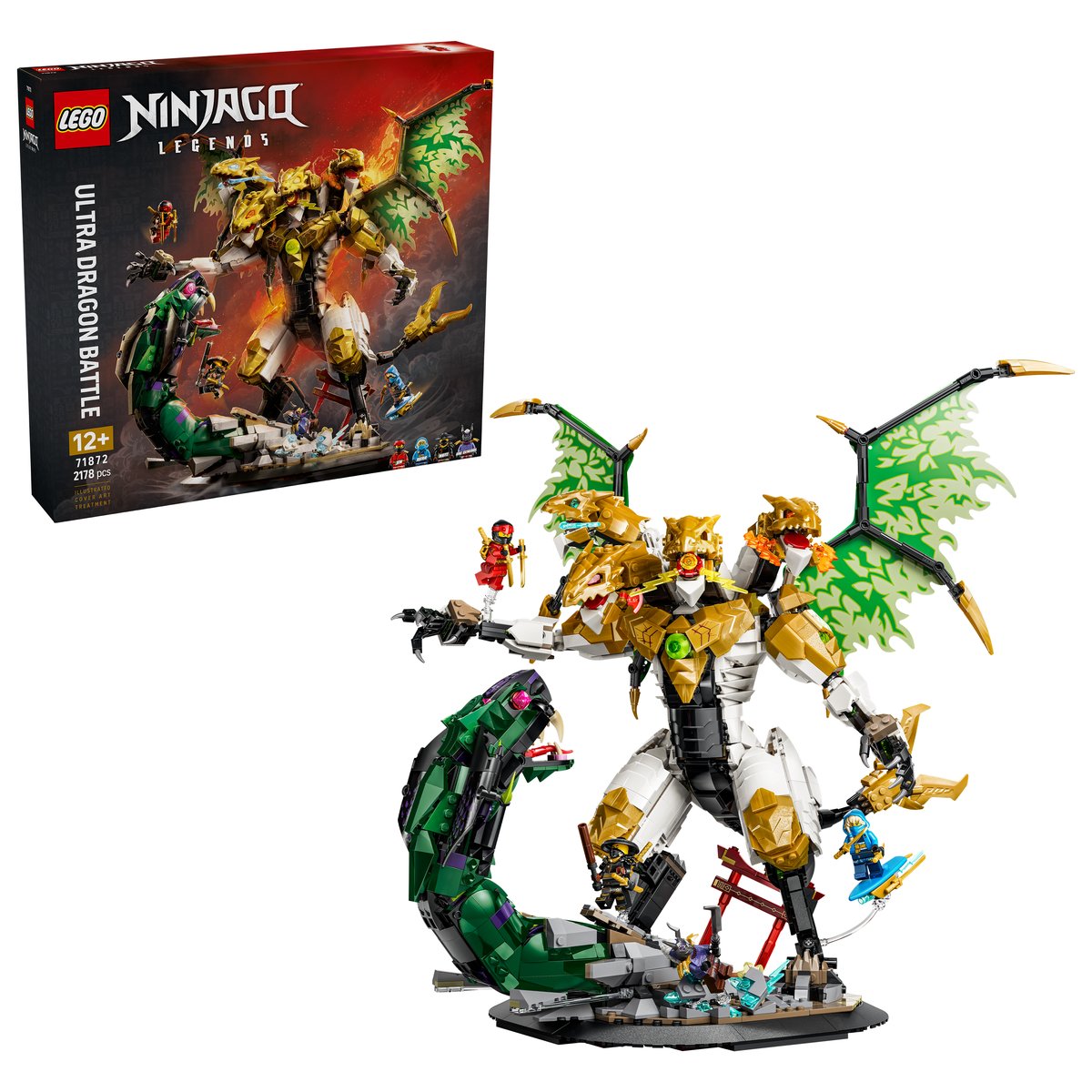 LEGO 71872 LEGO® NINJAGO® 71872 - Duell mit dem Ultradrachen – Box & Produkt