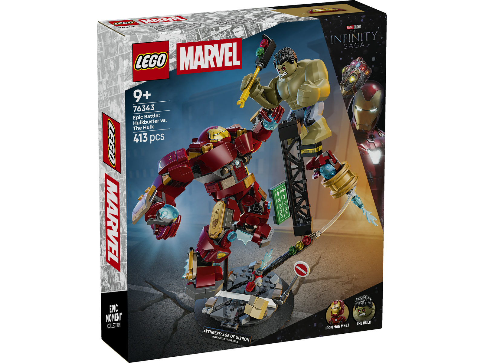 LEGO® Super Heroes Marvel 76343 - Duell der Giganten: Hulkbuster vs. Hulk
