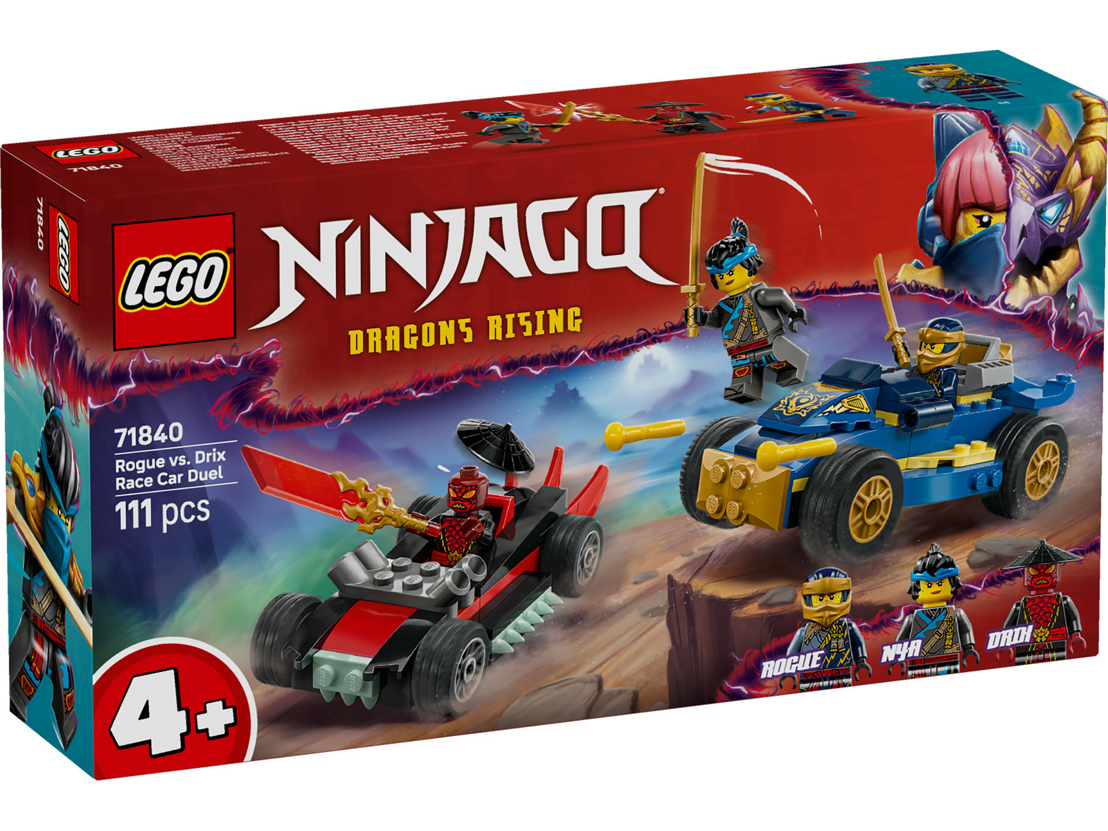 LEGO® Ninjago 71840 - Action-Autorennen: Rogue vs. Drix LEGO® Ninjago 71840 - Action-Autorennen: Rogue vs. Drix