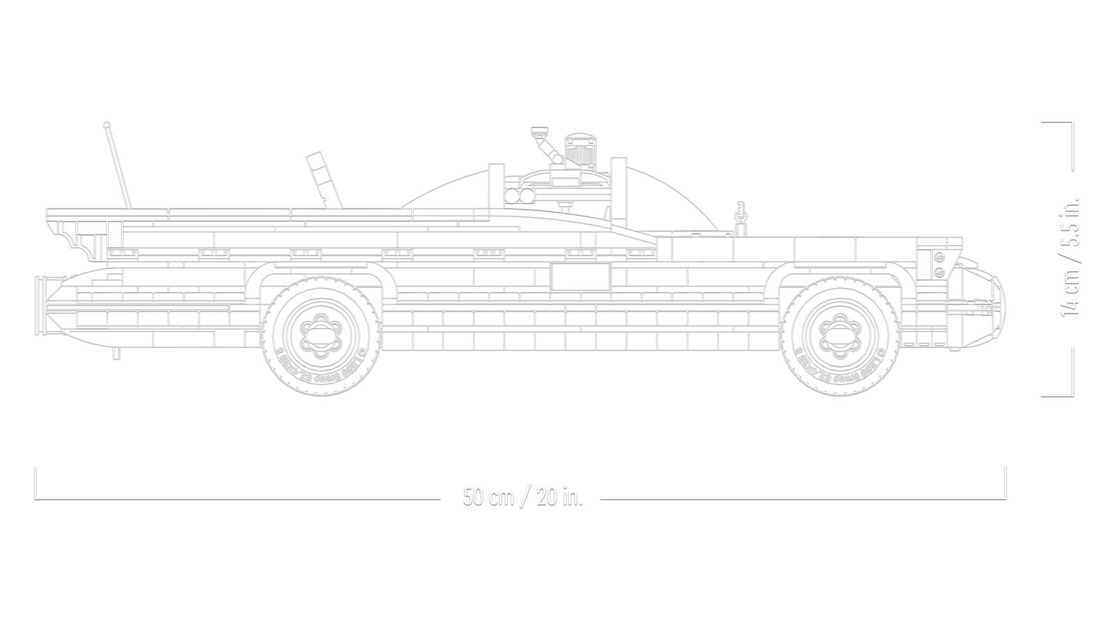LEGO 76328 LEGO® Super Heroes DC 76328 - Batman™: Batmobil aus der 60er-Jahre-Fernsehserie – Detailansicht 7