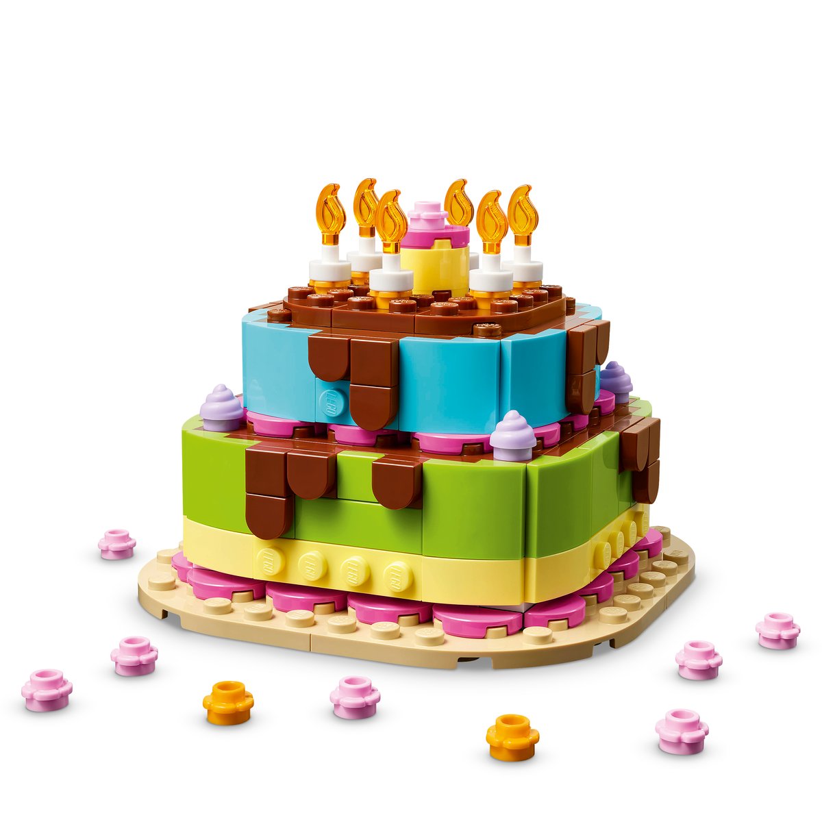 LEGO 40815 LEGO® LEGO Iconic 40815 - Geburtstagstorte – Primaeres Produktbild