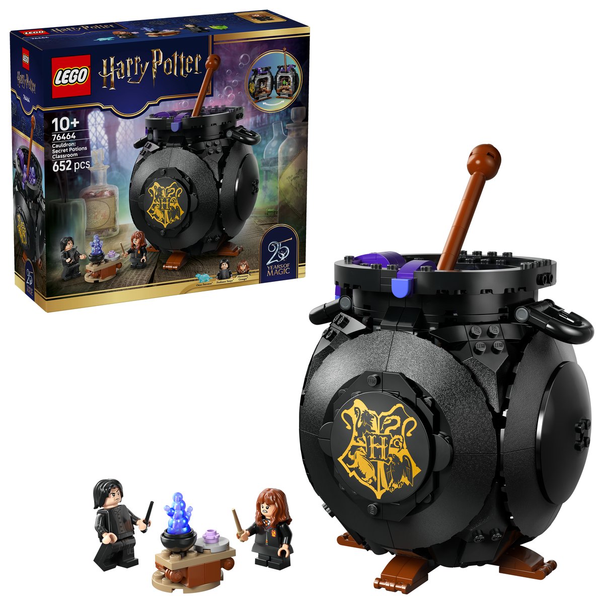 LEGO 76464 LEGO® Harry Potter™ 76464: Kessel: Geheimes Klassenzimmer für Zaubertränke – Box & Produkt