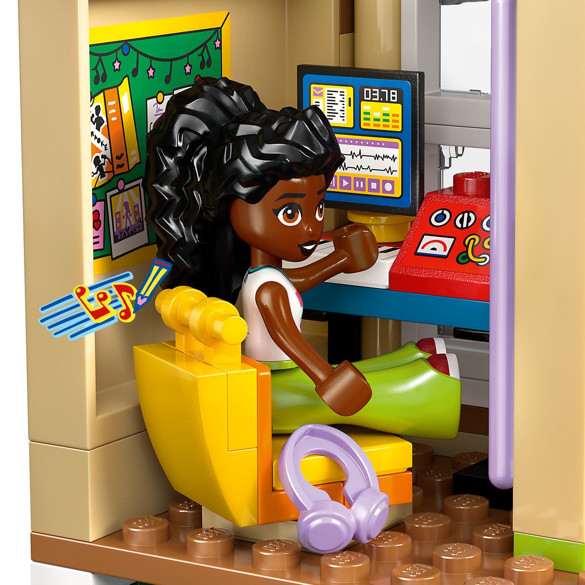 LEGO 42653 LEGO® Friends 42653 - Musikladen & Wohnung – Detailansicht 6