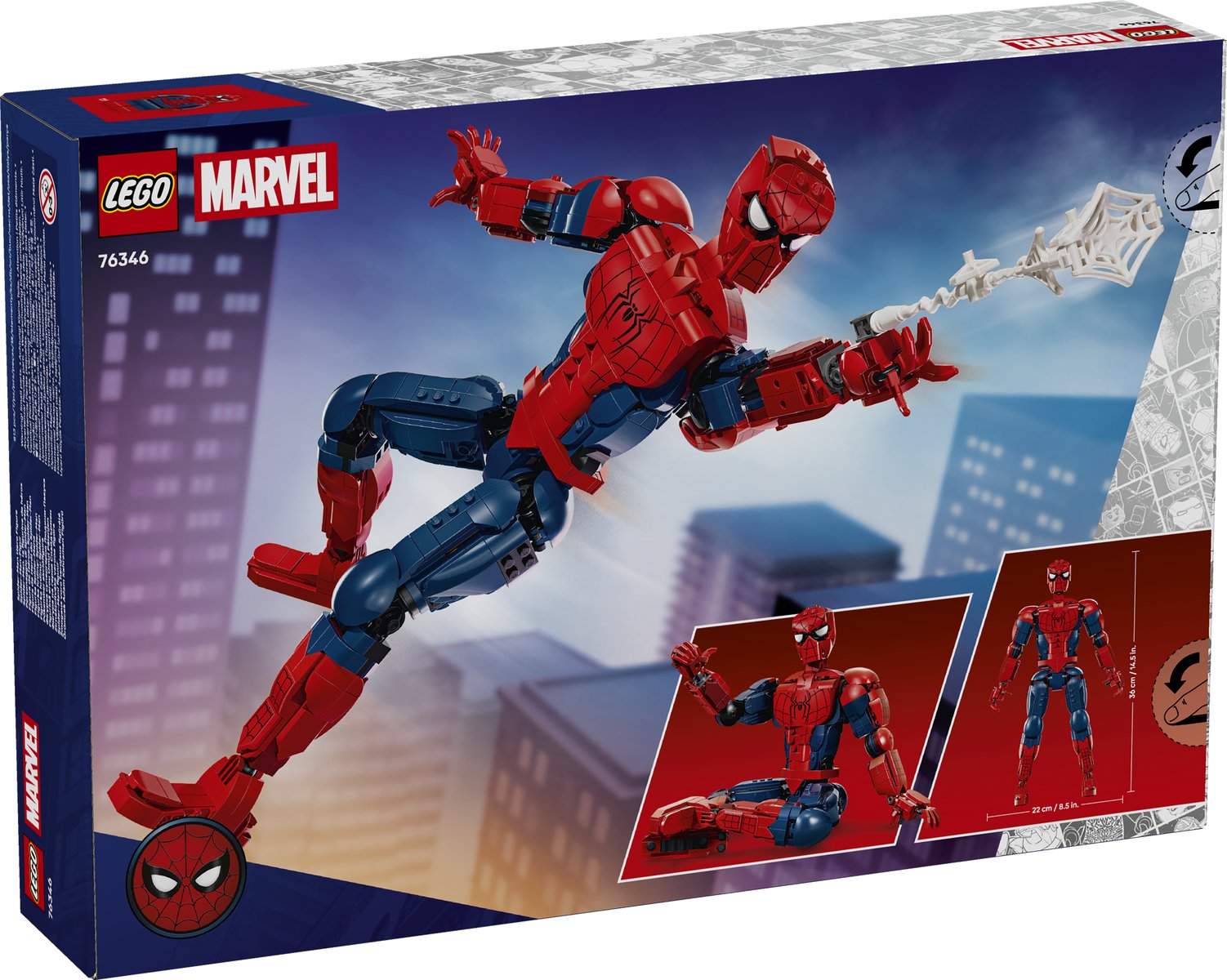 LEGO 76346 LEGO® ǀ Marvel 76346 - Spider-Man-Figur – Verpackung hinten