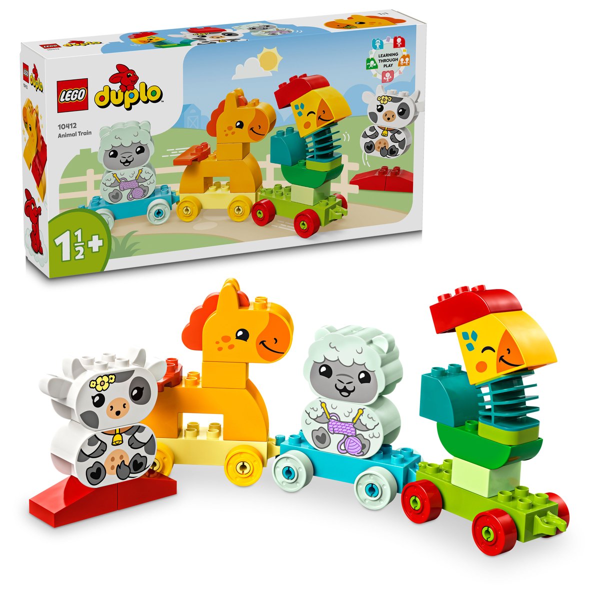 LEGO 10412 LEGO® DUPLO 10412 - Tierzug – Box & Produkt