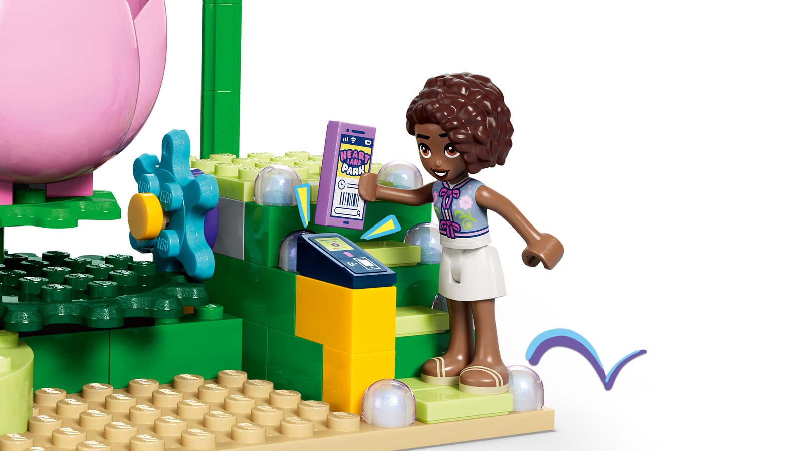 LEGO 42702 LEGO® Friends 42702 - Feentassen-Karussell mit Blumendeko – Detailansicht 4