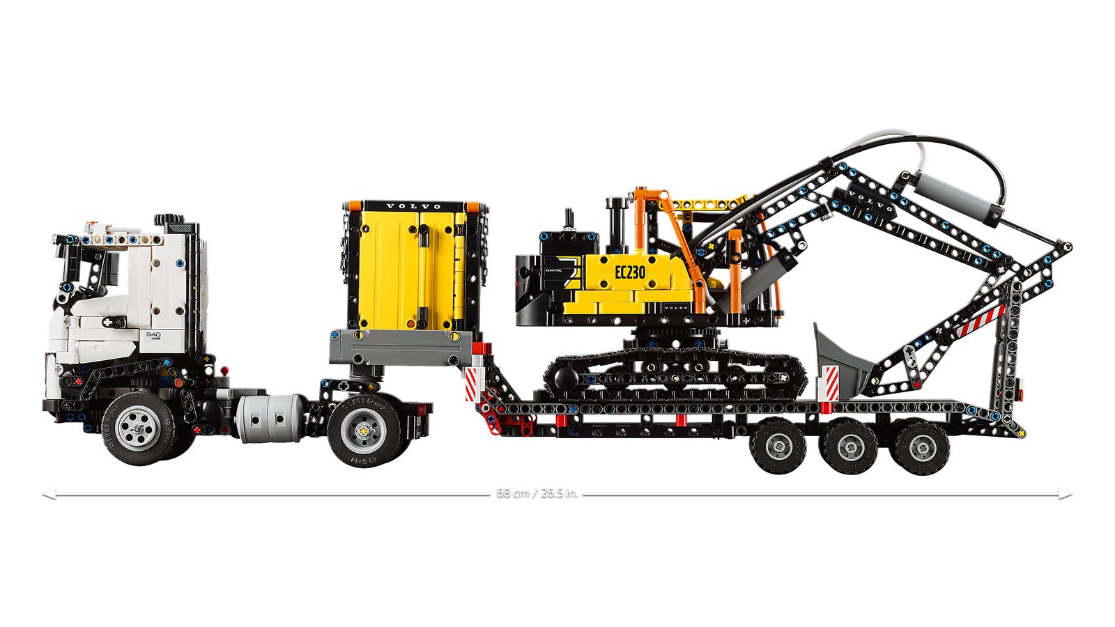 LEGO 42175 LEGO® Technic 42175 - Volvo FMX LKW mit EC230 Electric Raupenbagger – Detailansicht 1