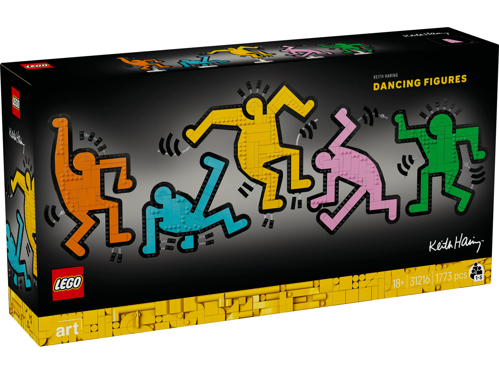 LEGO® ART 31216 - Keith Haring – Tanzende Figuren