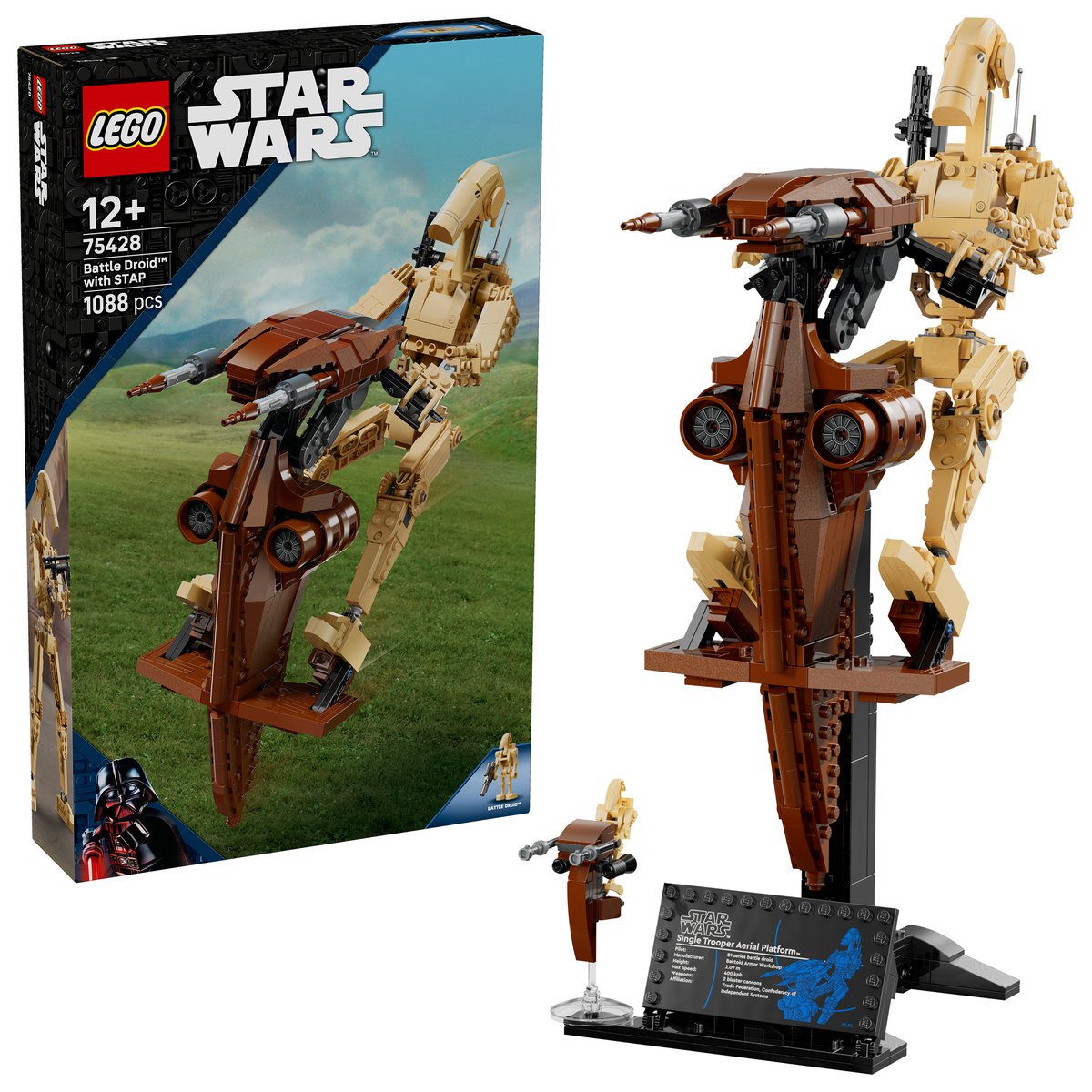 LEGO 75428 LEGO® Star Wars™ 75428 - Kampfdroide mit STAP – Box & Produkt
