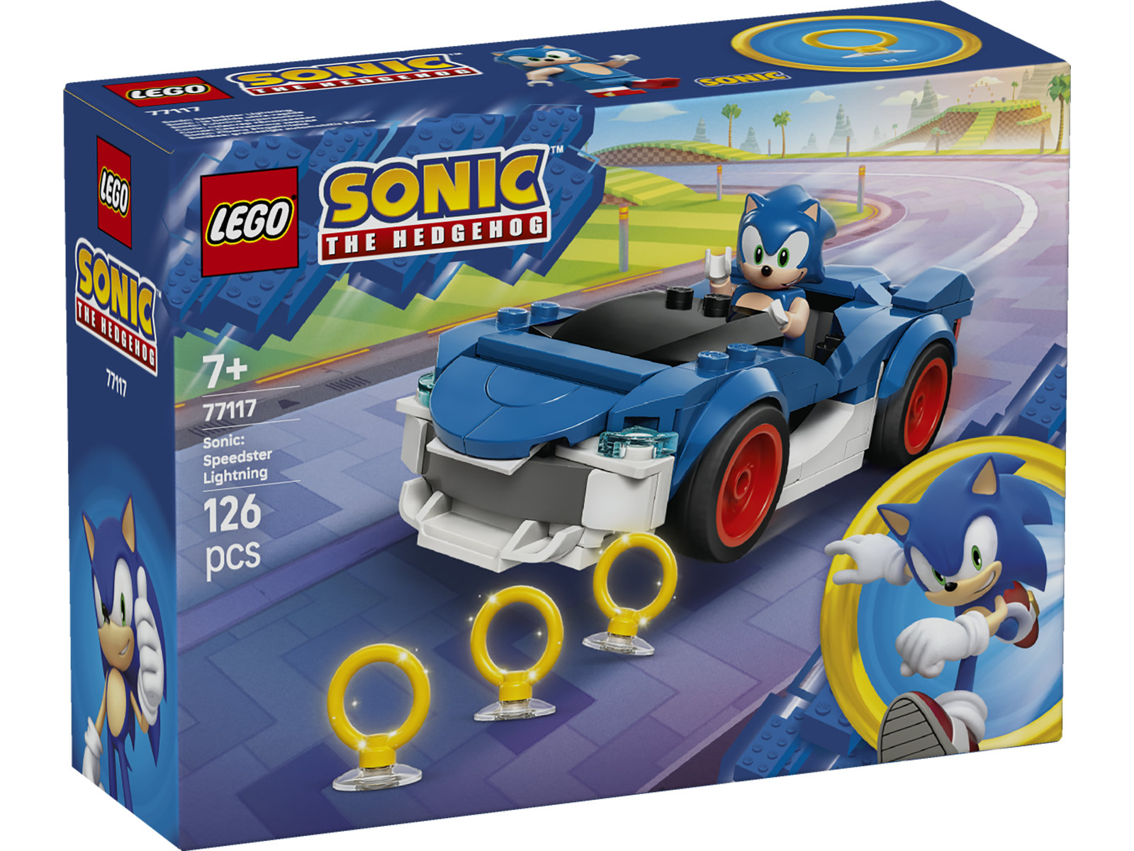 Lego Sonic Riders LEGO 77117 Sonic: Speedster Lightning | Sonic | VSR Spielwaren