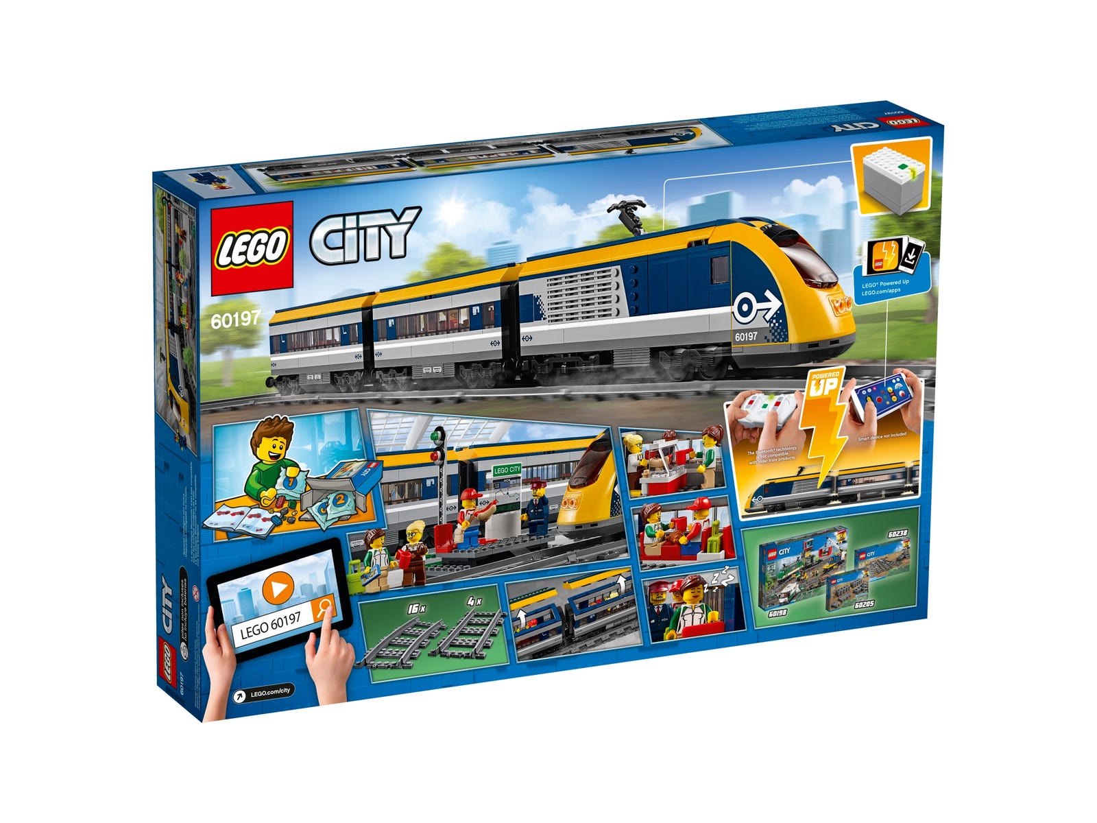 LEGO® City 60197 - Personenzug - Box Back