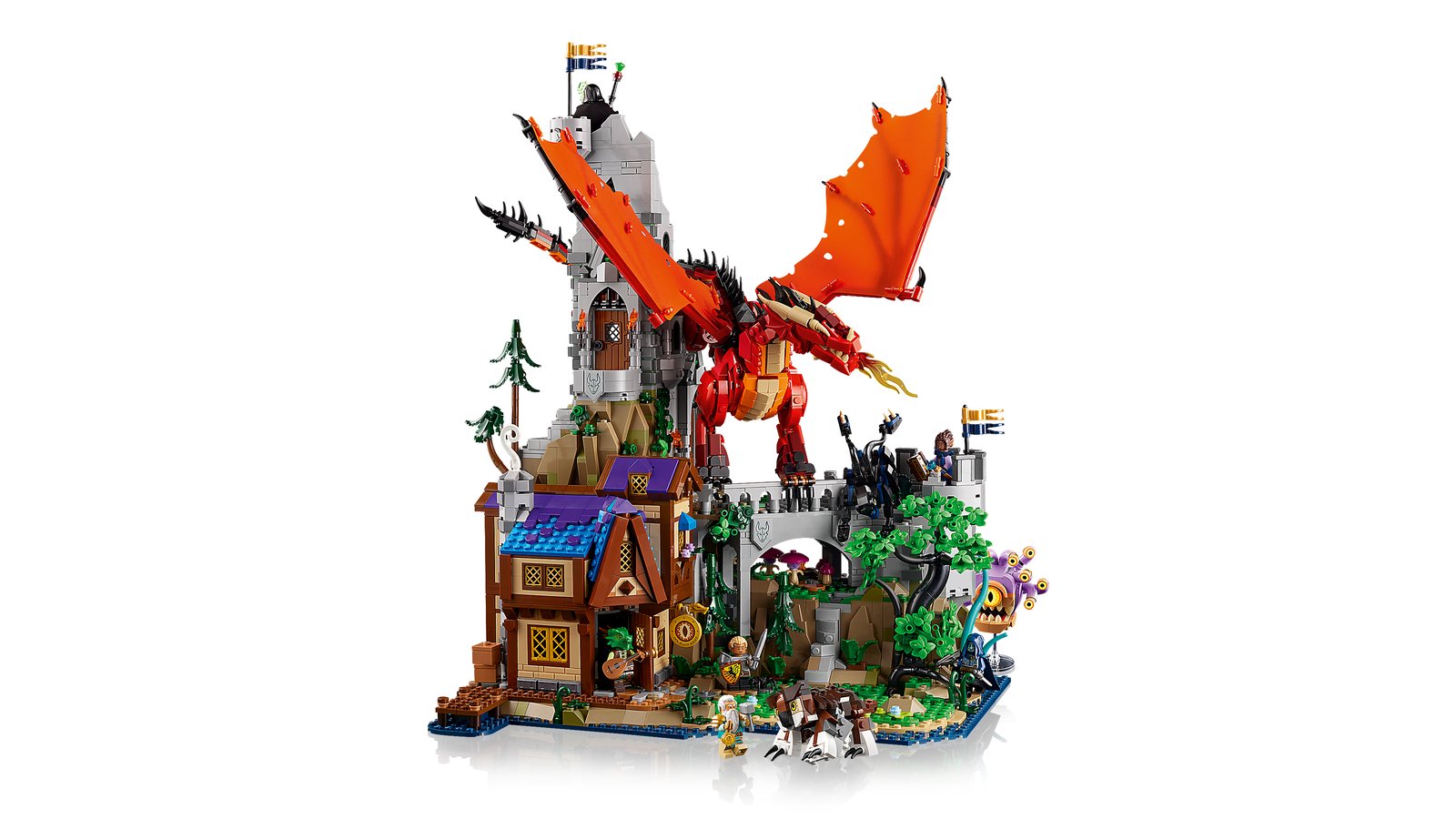LEGO 21348 LEGO® Ideas 21348 - Dungeons & Dragons: Die Sage vom Roten Drachen – Primaeres Produktbild