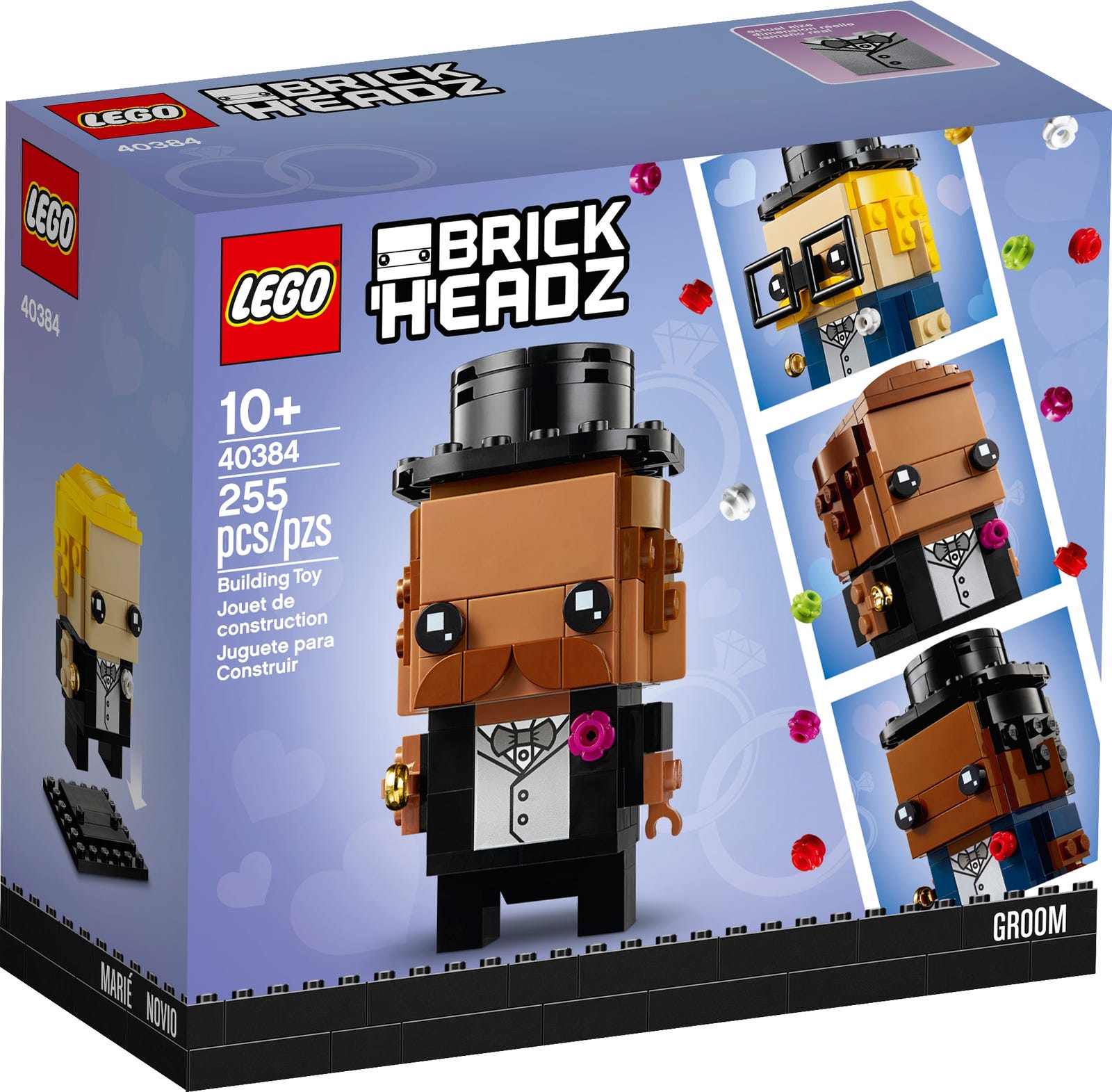 LEGO® BrickHeadz™ 40384 - Bräutigam LEGO® BrickHeadz™ 40384 - Bräutigam - Box Front