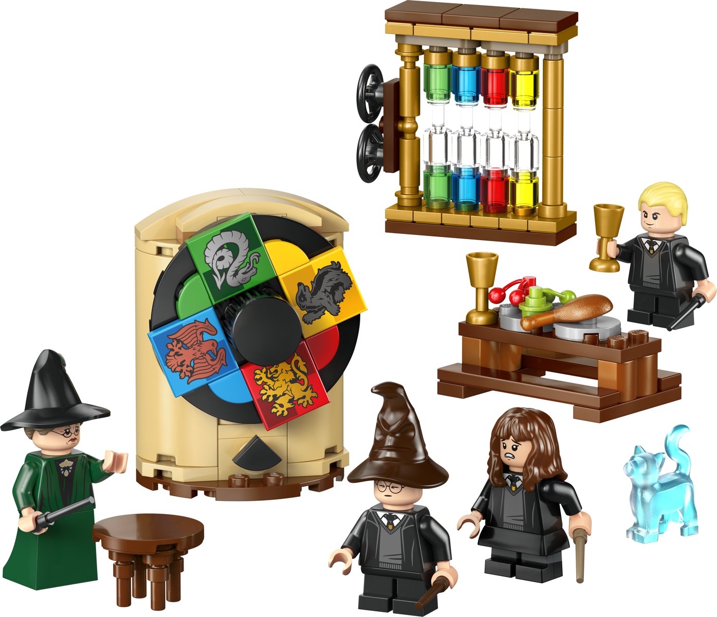 LEGO 76460 LEGO® Harry Potter™ 76460: Schloss Hogwarts™: Auswahlzeremonie mit dem Sprechenden Hut – Produktfoto