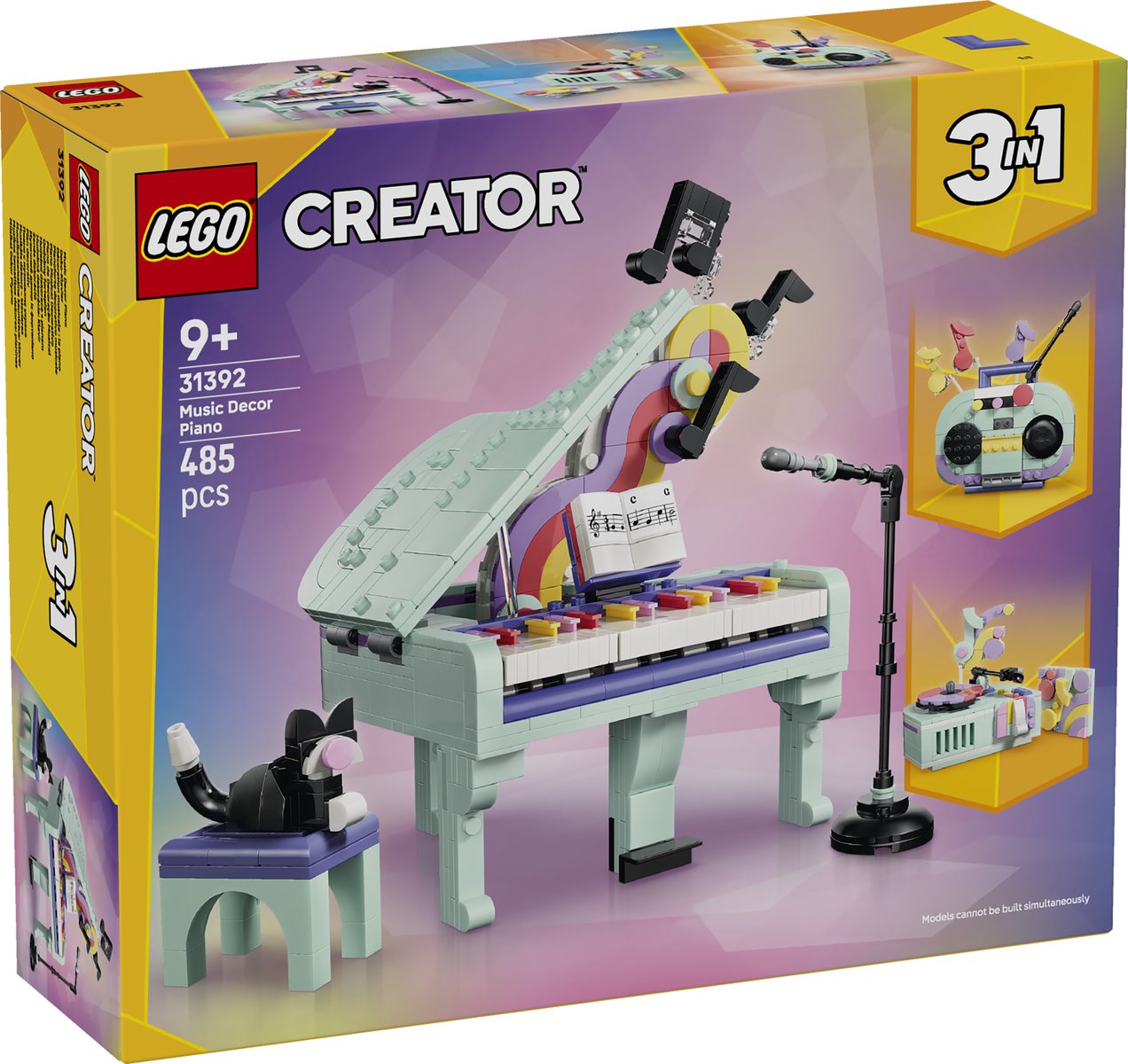 LEGO 31392 LEGO® Creator 31392 - Deko-Klavier mit Katze – Verpackung vorne