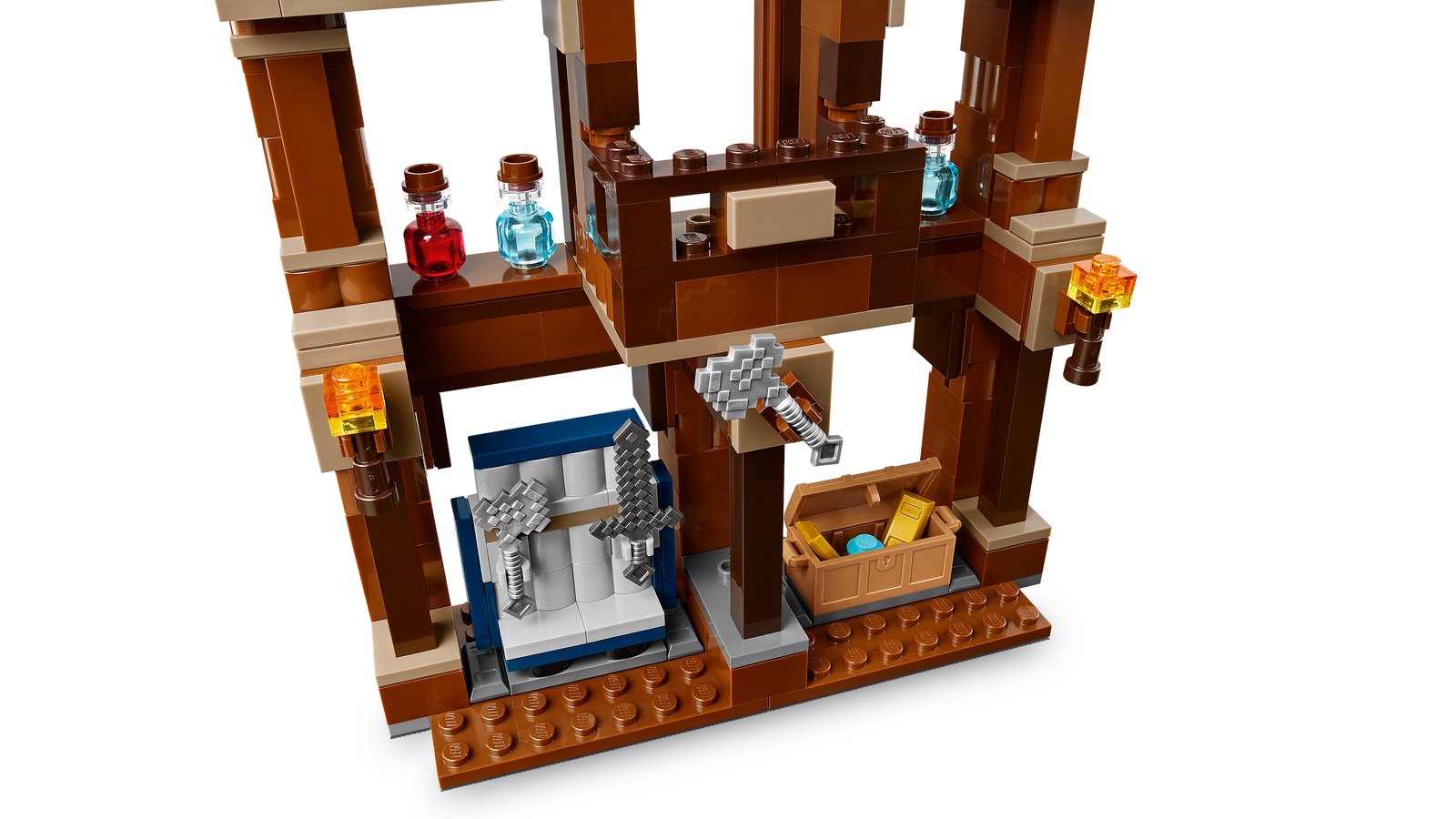 LEGO 21272 LEGO® Minecraft 21272 - Waldanwesen mit Boxring – Detailansicht 3