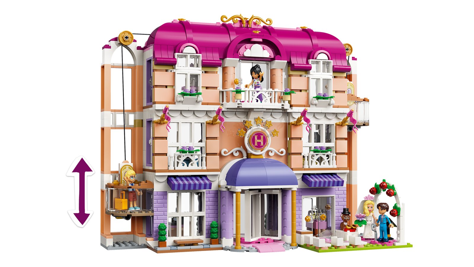 LEGO 42704 LEGO® Friends 42704 - Das Grandhotel von Heartlake City – Detailansicht 4