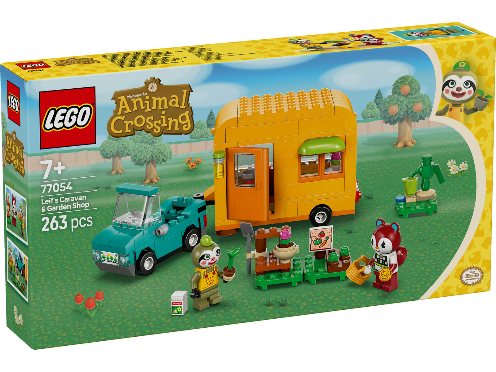 LEGO® Animal Crossing 77054 - Gerds Wohnwagen & Gärtnerei