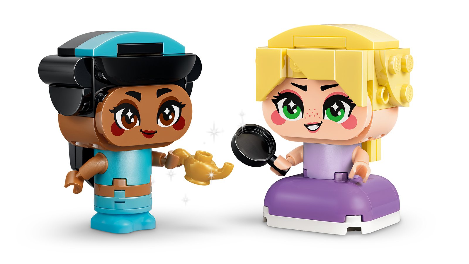 LEGO 43303 LEGO® Disney Princess 43303 - Die Mini-Prinzessinnen Jasmin und Rapunzel – Primaeres Produktbild