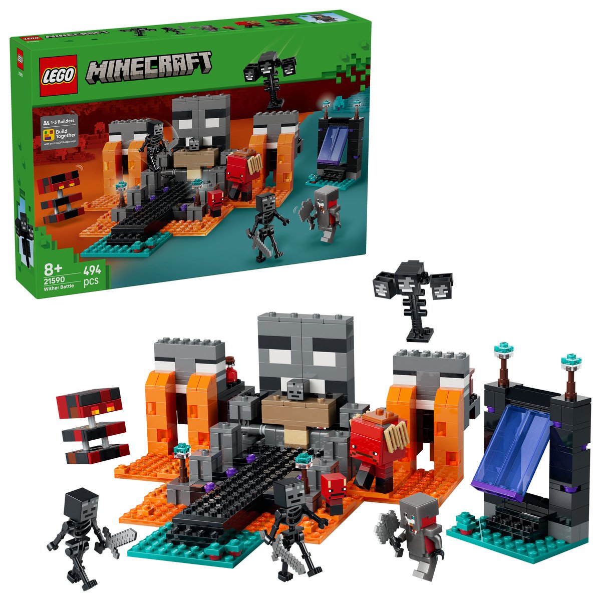 LEGO 21590 LEGO® Minecraft 21590 - Duell mit dem Wither – Box & Produkt