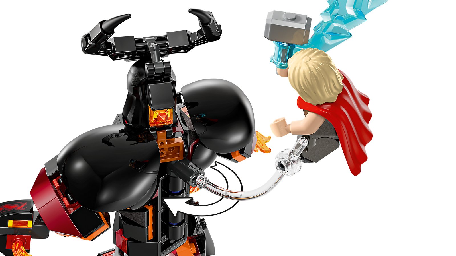 LEGO 76289 LEGO® Marvel 76289 - Thor vs. Surtur Baufigur – Detailansicht 4