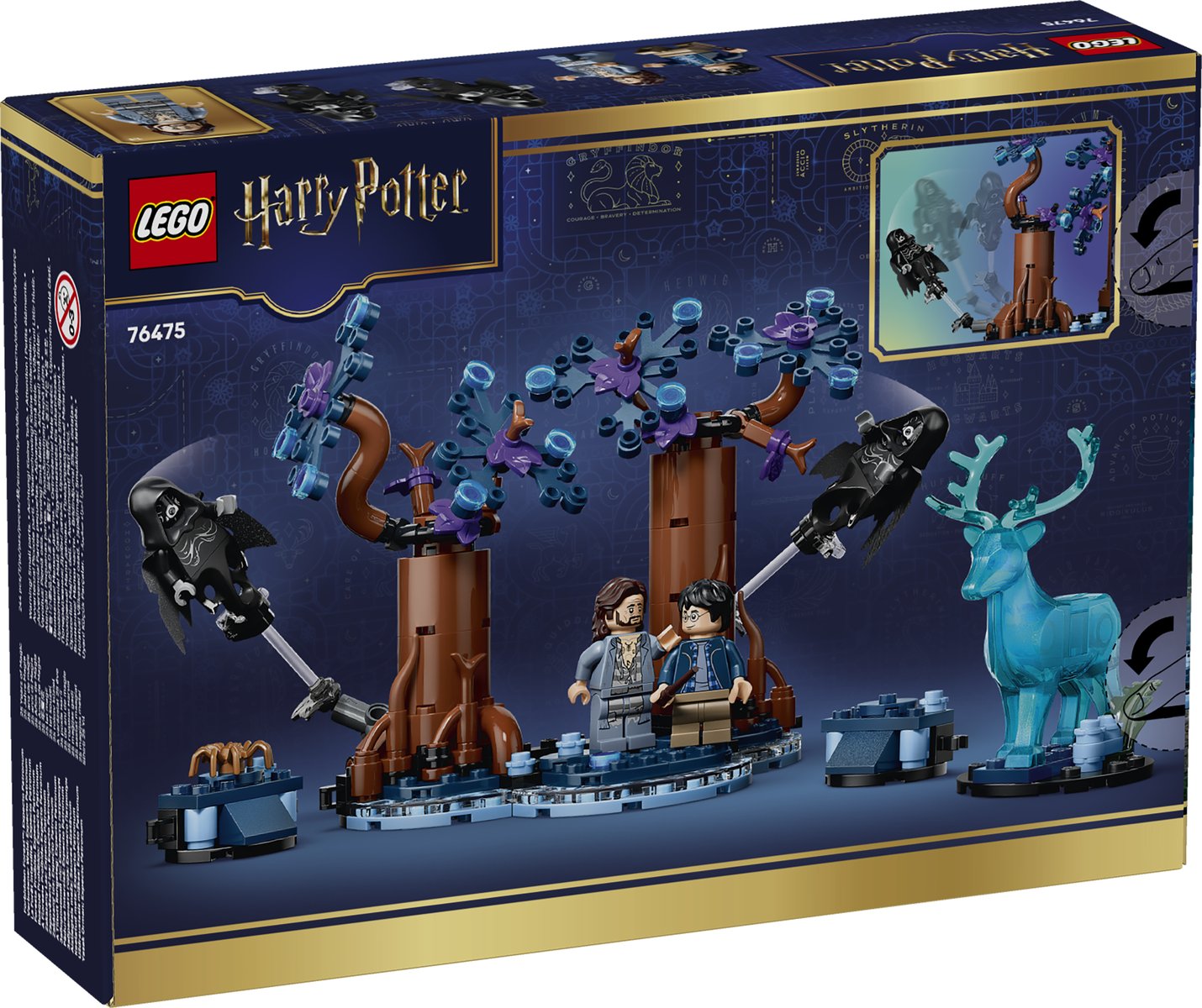 LEGO 76475 LEGO® Harry Potter™ 76475 - Verbotener Wald: Expecto Patronum – Verpackung hinten