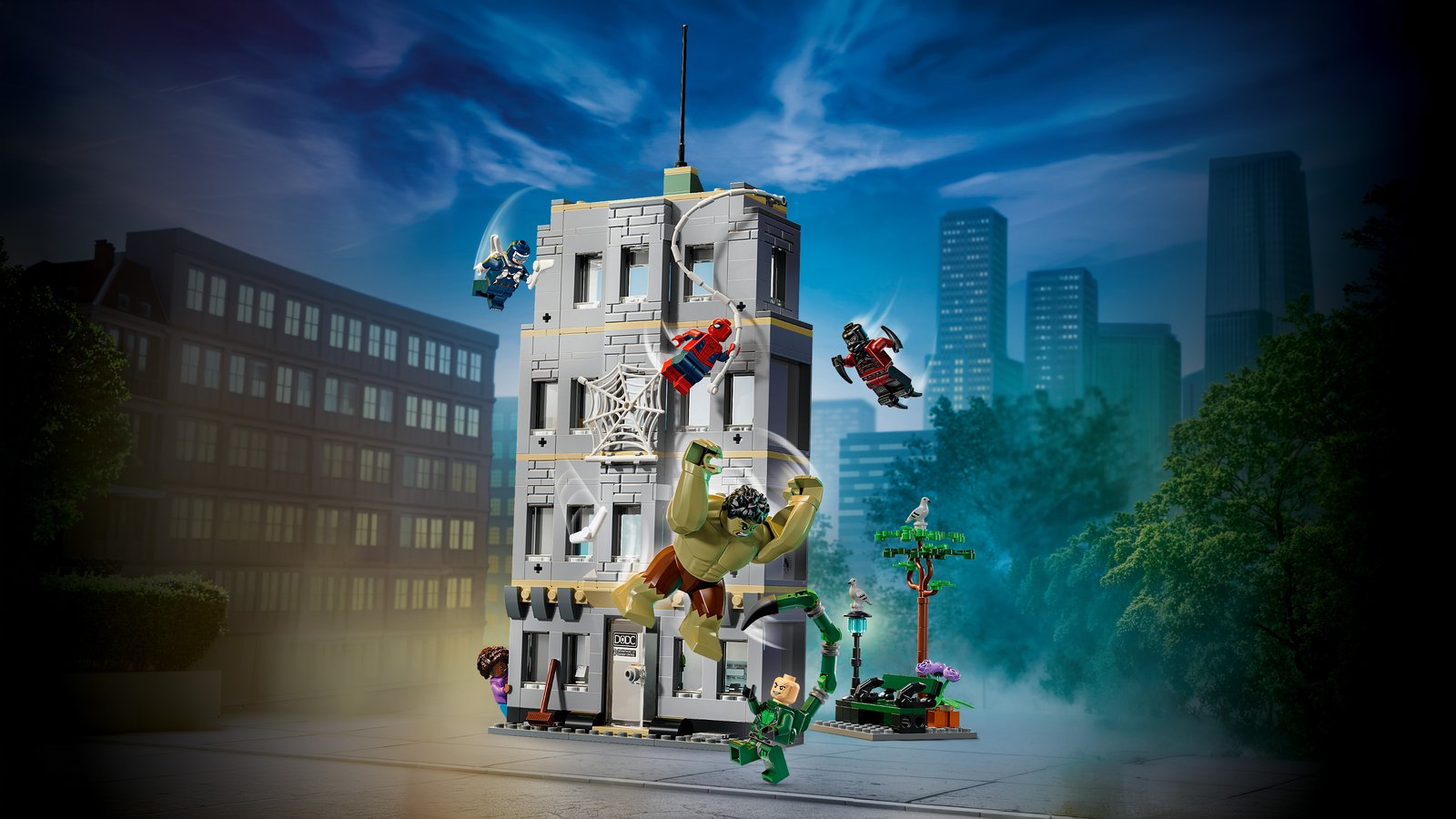 LEGO 76350 LEGO® ǀ Marvel 76350 - Großer Showdown: Spider-Man vs. Hulk – Detailansicht 1