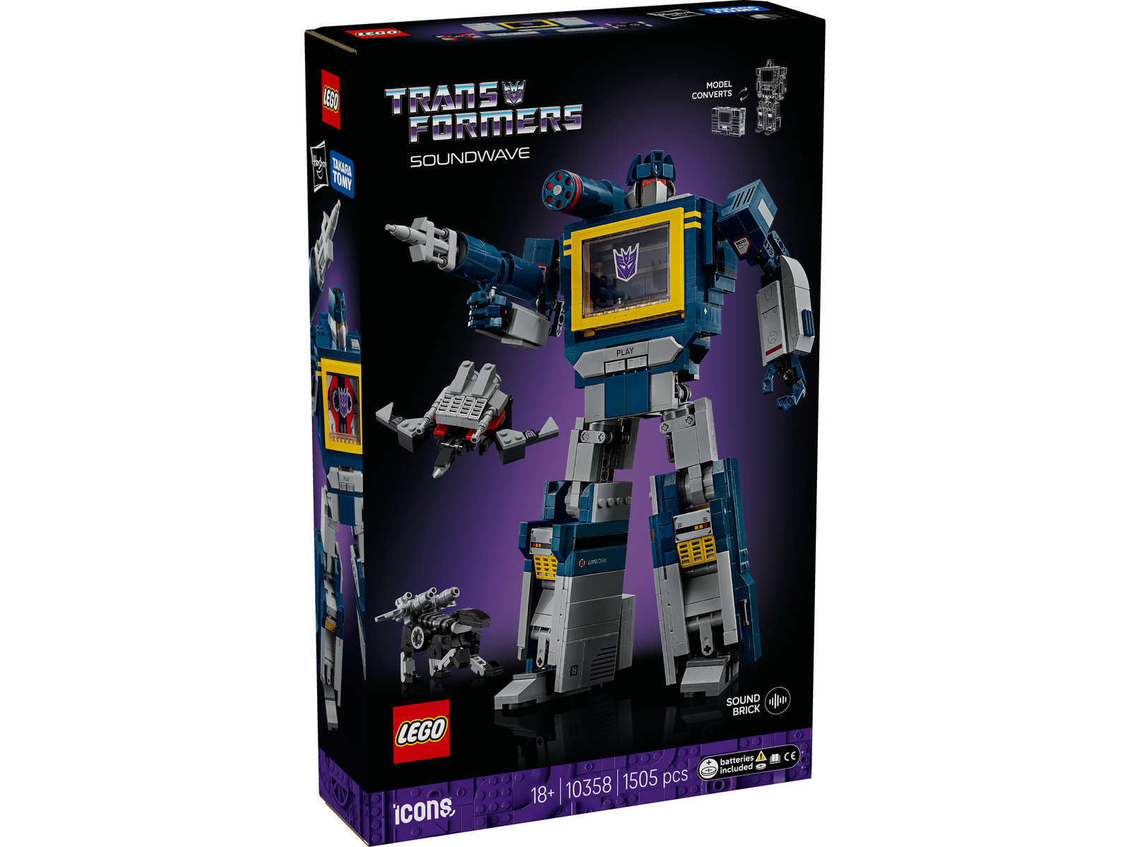 LEGO® Icons 10358 - Transformers: Soundwave LEGO® Icons 10358 - Transformers: Soundwave